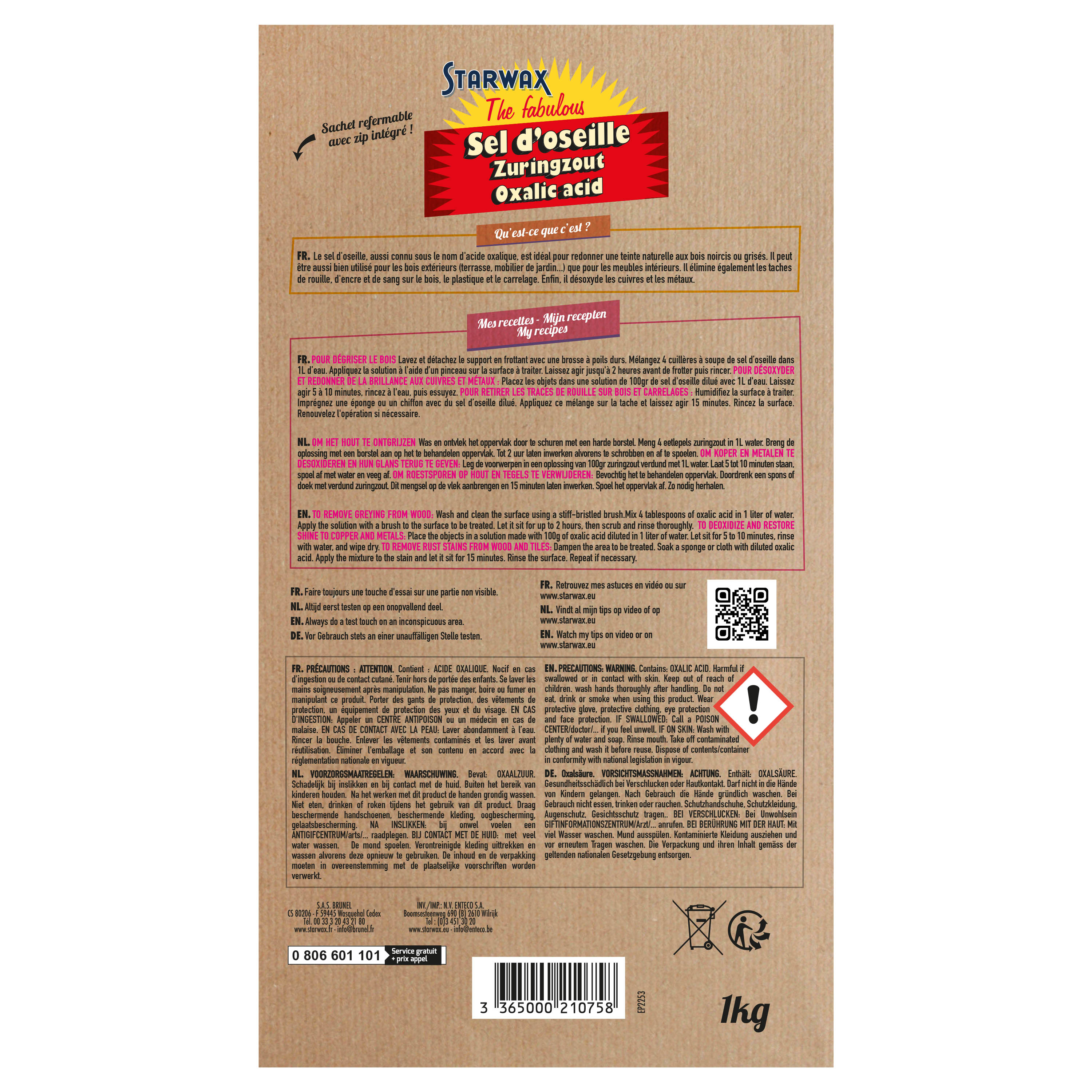 STARWAX FABULOUS - Sel d'oseille 400g