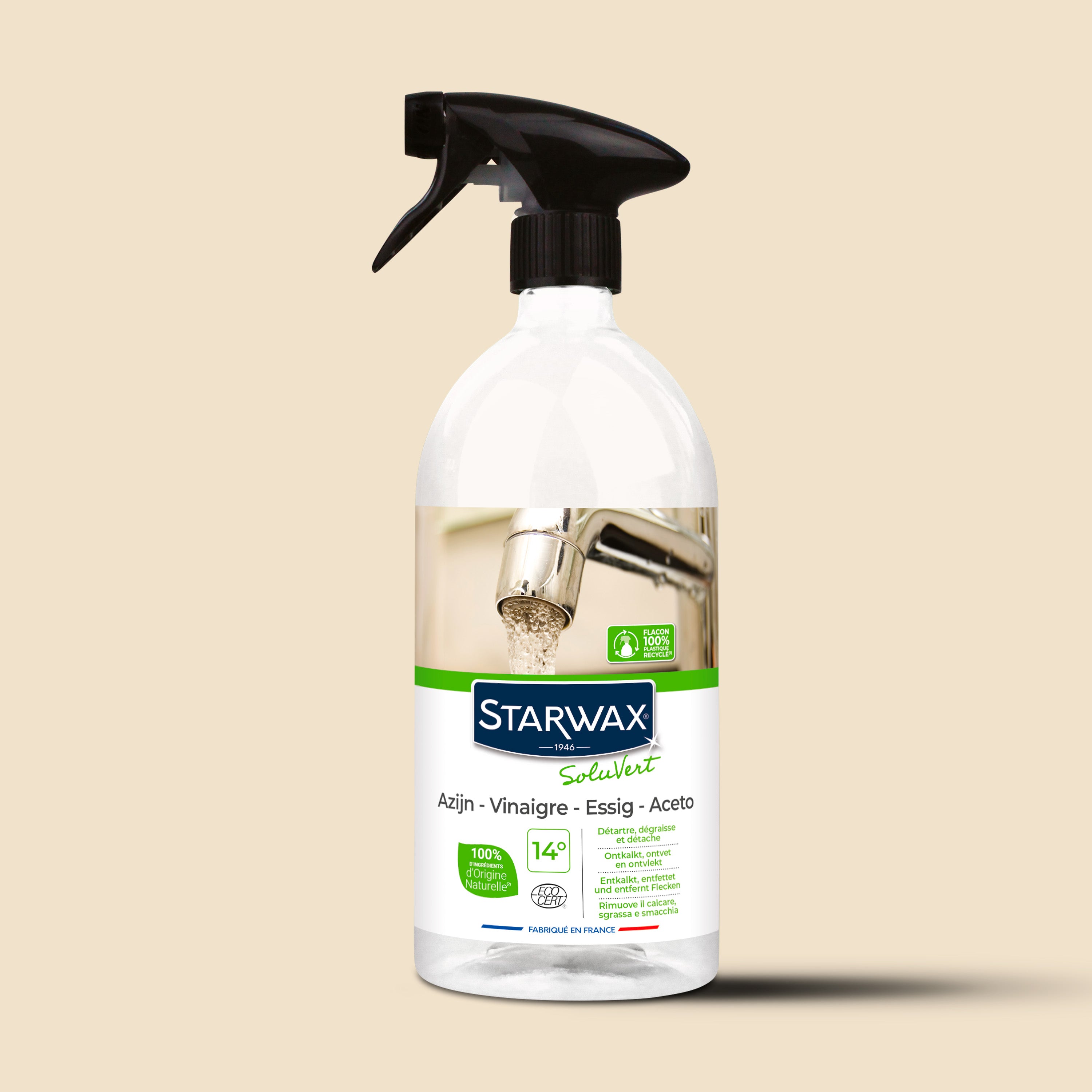 STARWAX SOLUVERT - Vinaigre 14° 1L