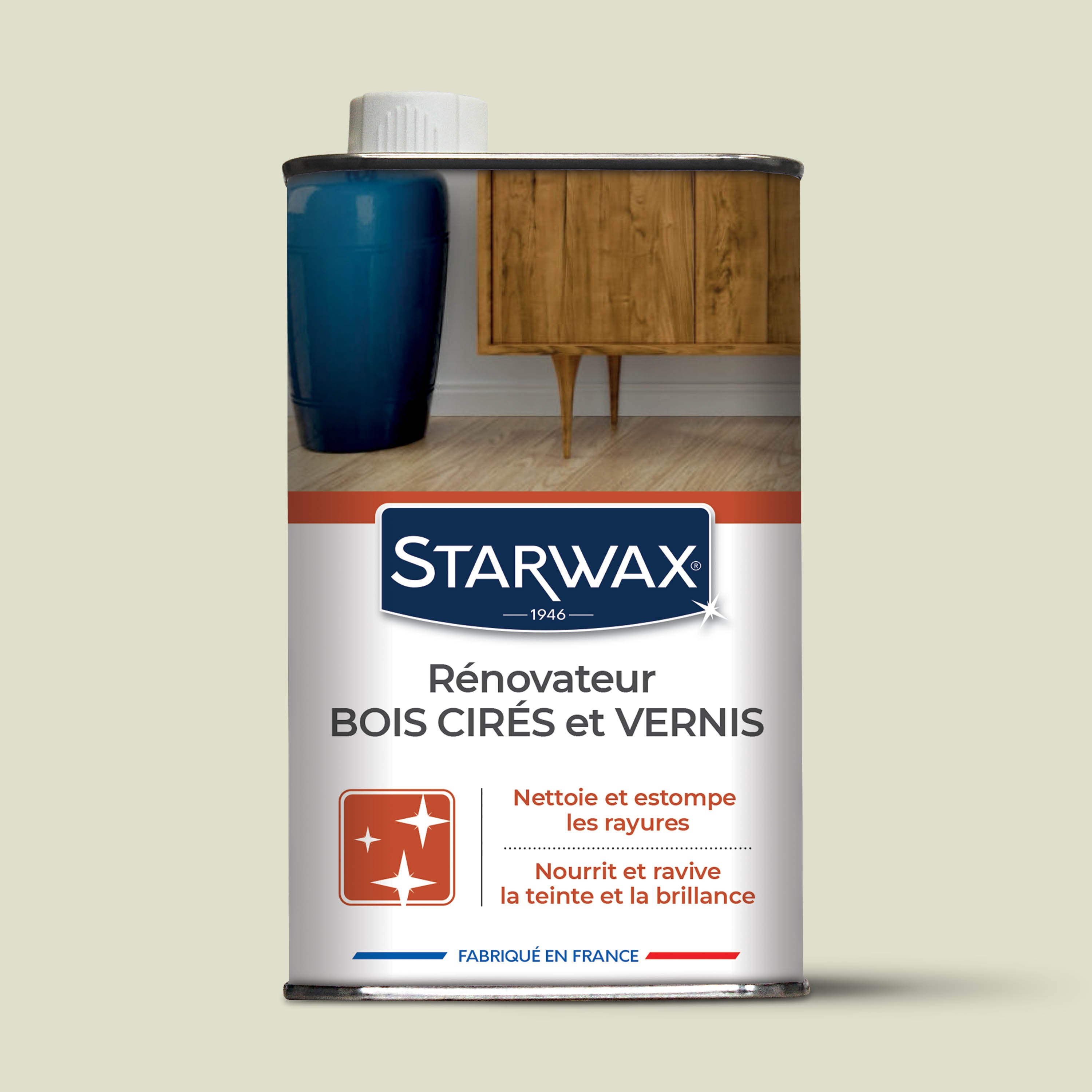 STARWAX - Rénovateur bois cirés et vernis pour mobilier intérieur 500ml