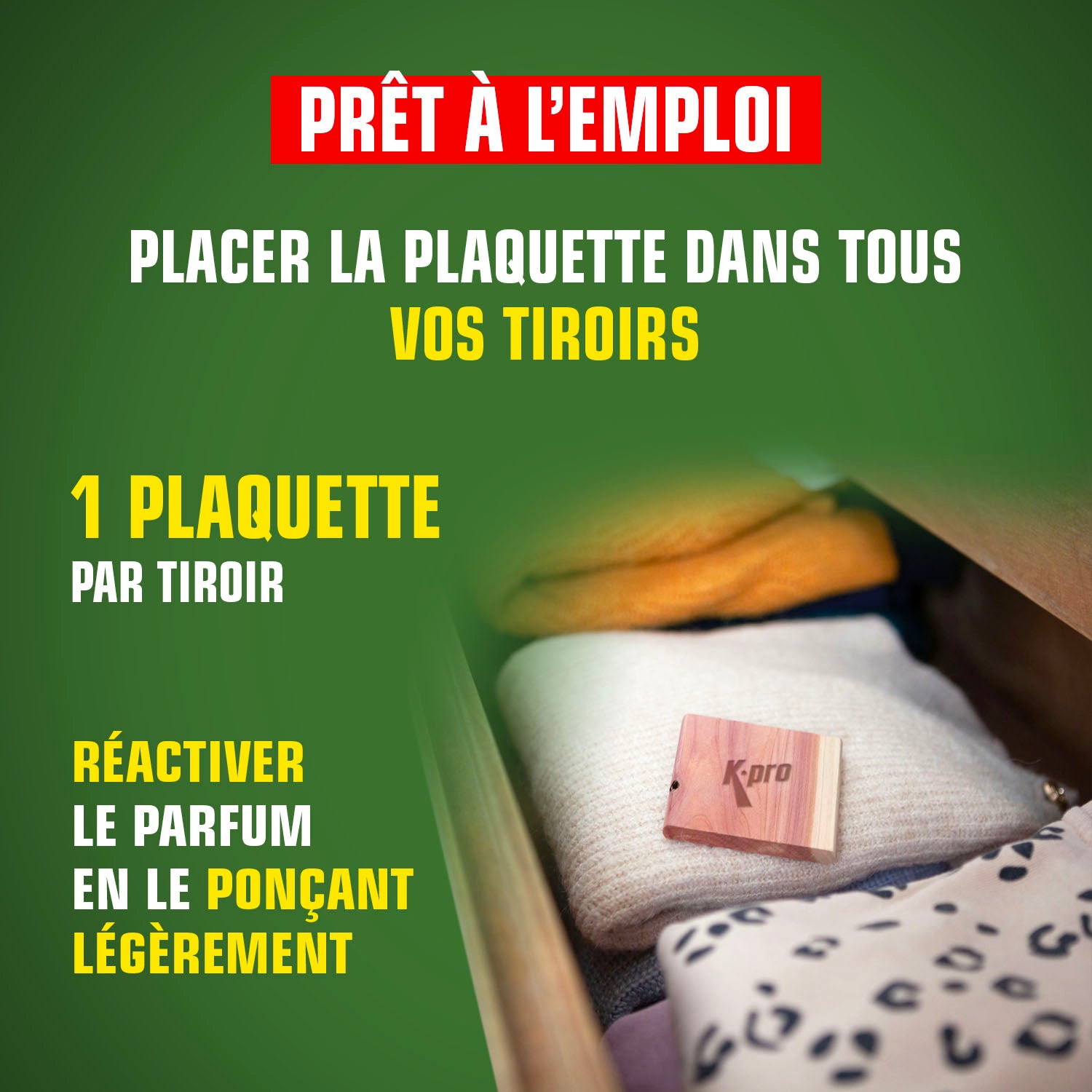 K.PRO - Plaquettes au bois de cèdre X4