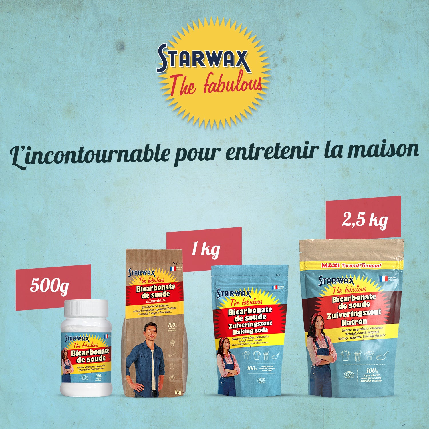 STARWAX FABULOUS - Bicarbonate de soude
 500g