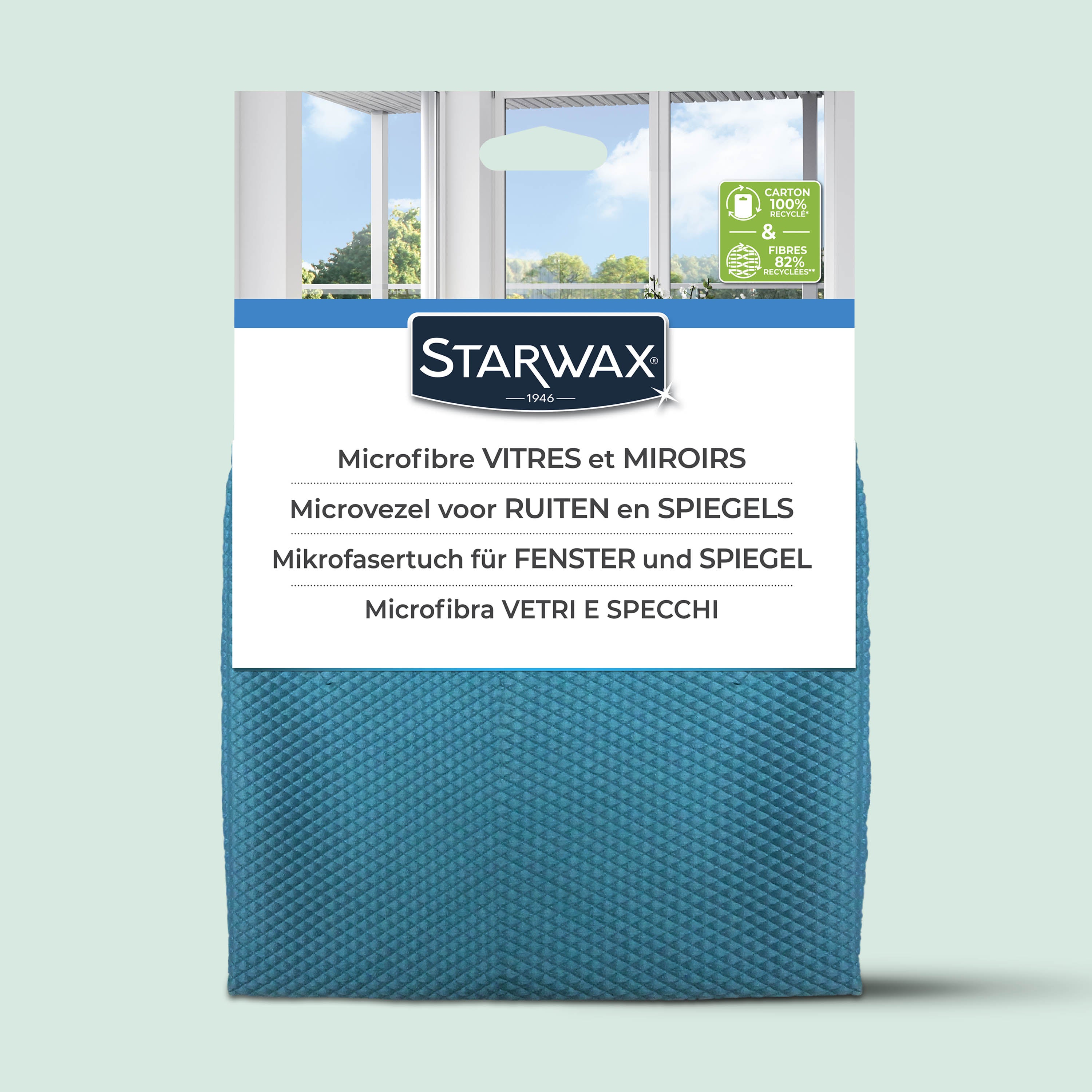 STARWAX - Microfibre vitres et miroirs X1