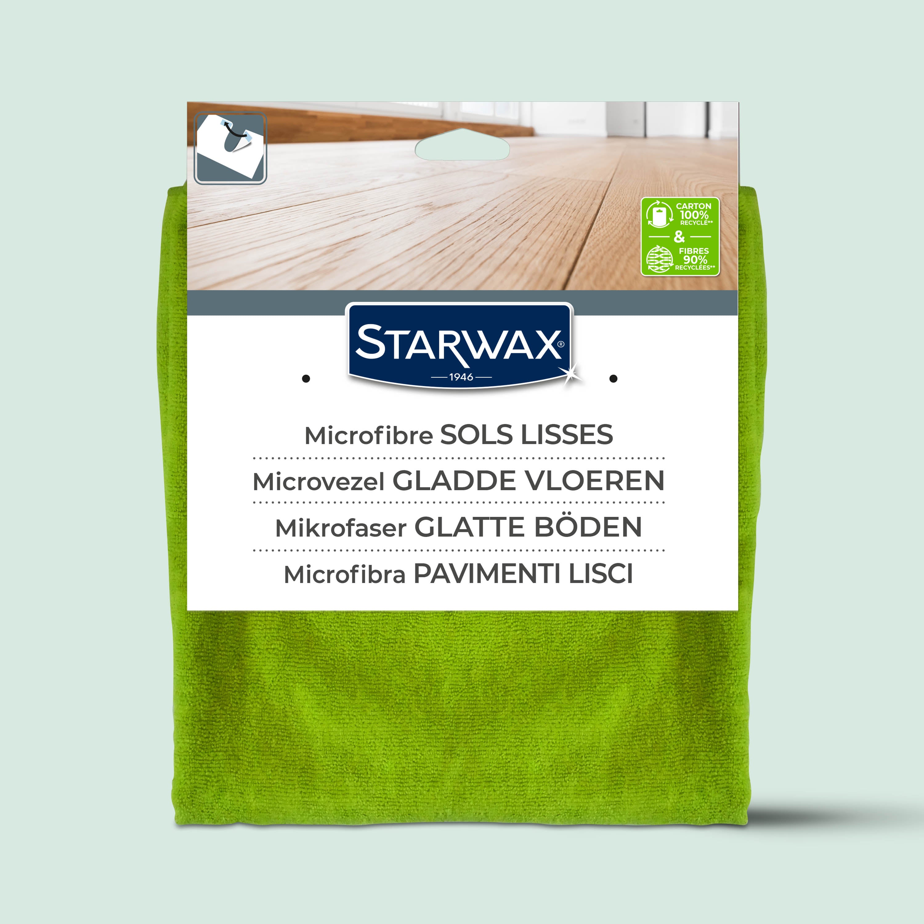 STARWAX - Serpillière microfibre pour sols lisses X1