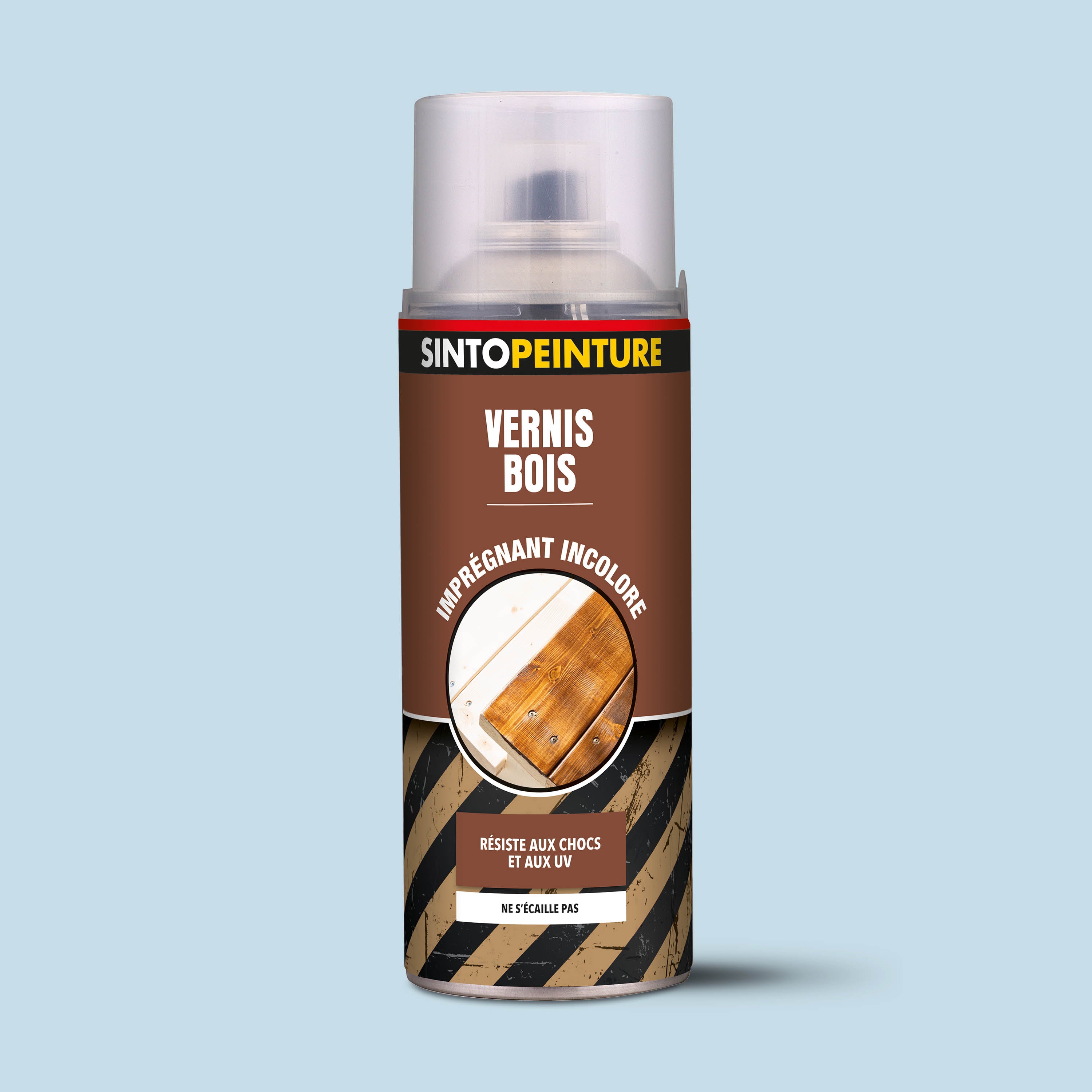 SINTO - Aérosol vernis bois 400ml Satiné