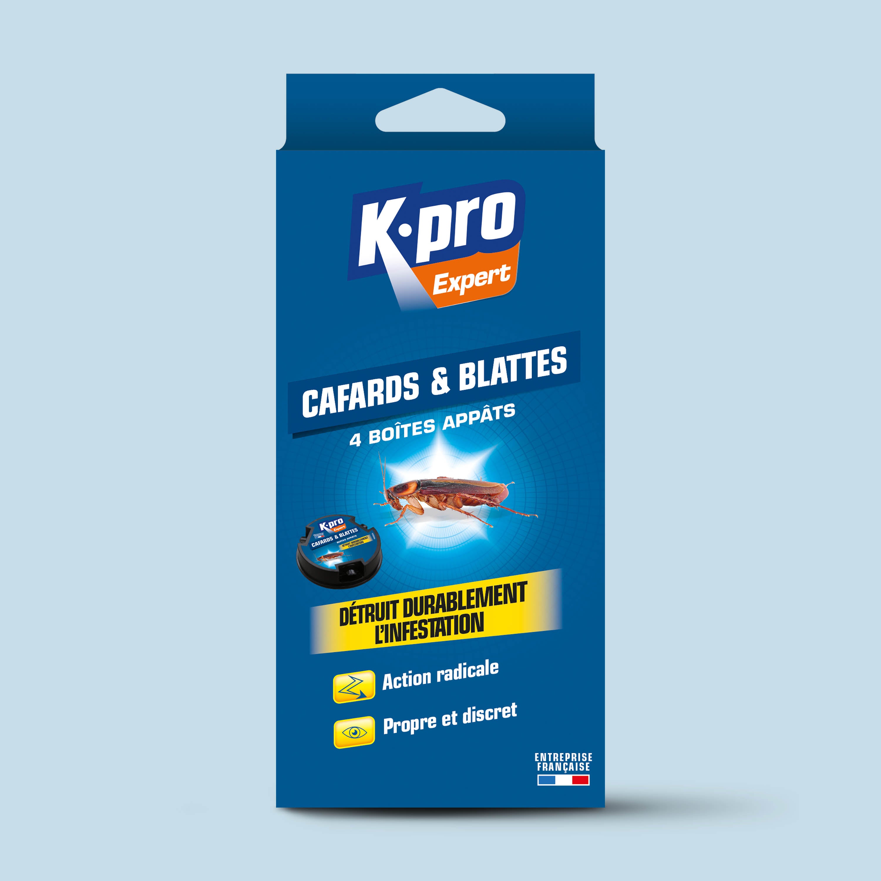 K.PRO - Boite appât cafards et blattes
 X4