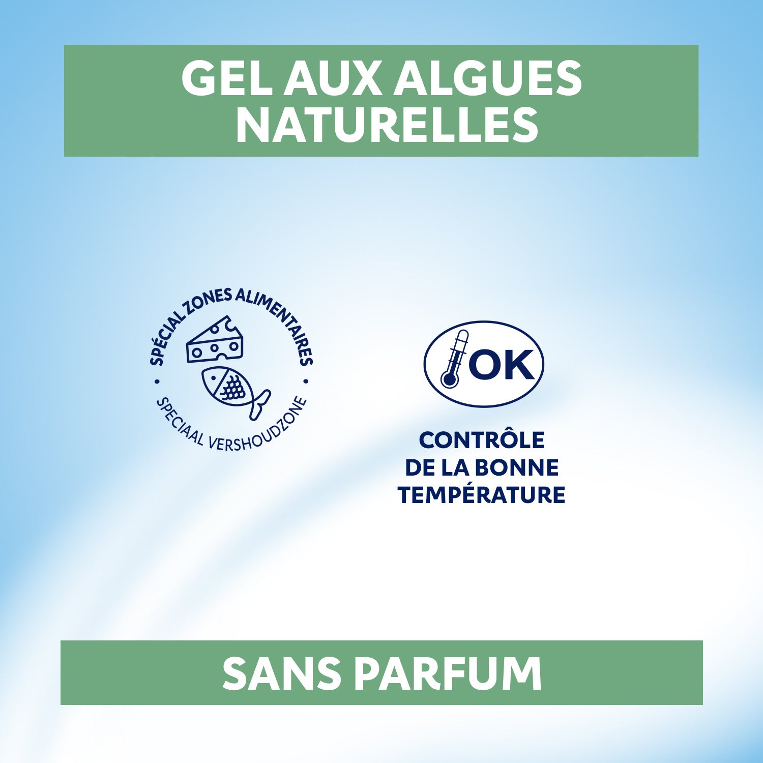 CROC ODOR - Absorbeur d'odeurs Frigo XL 140g Sans parfum