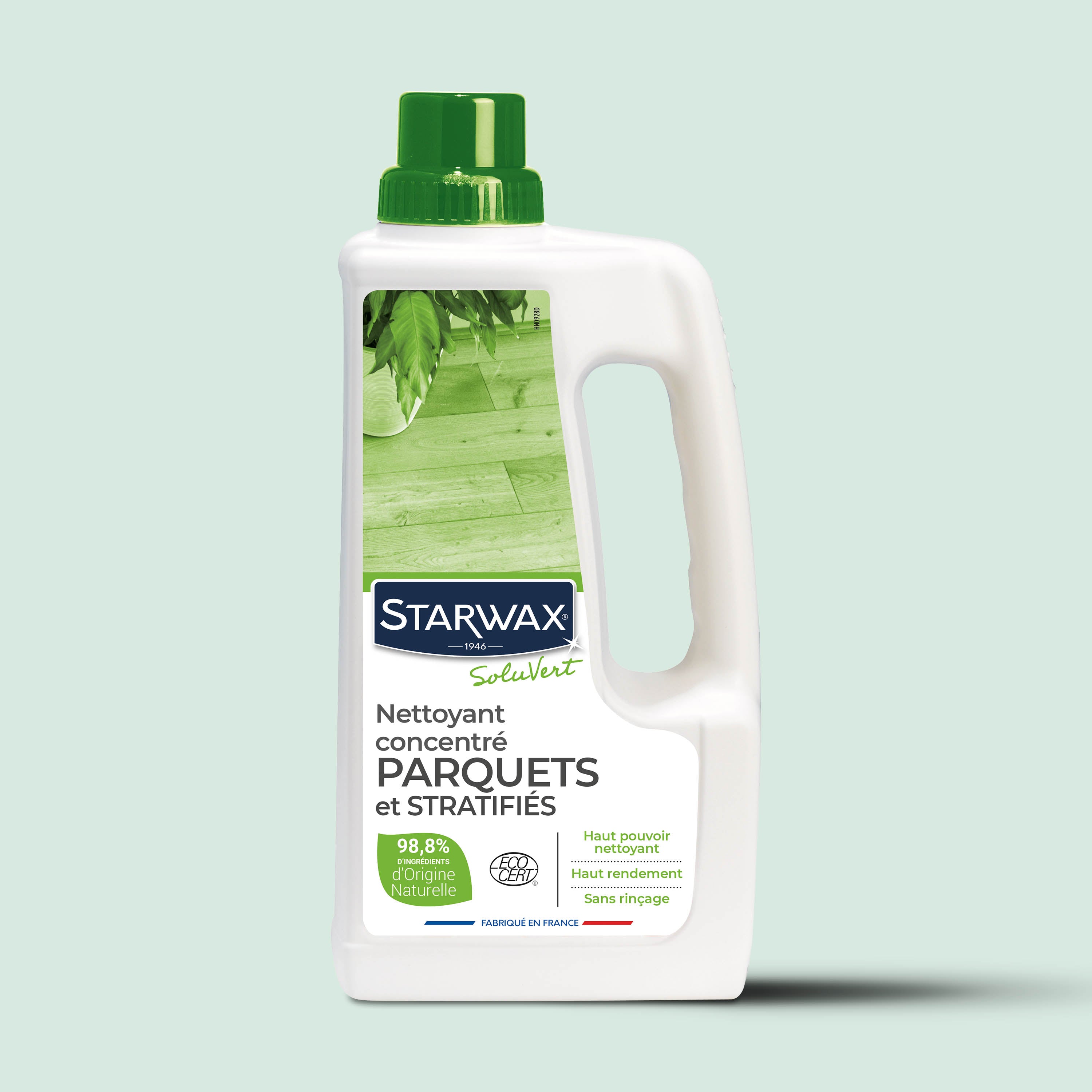 STARWAX SOLUVERT - Nettoyant concentré pour parquets et sols stratifiés 1L