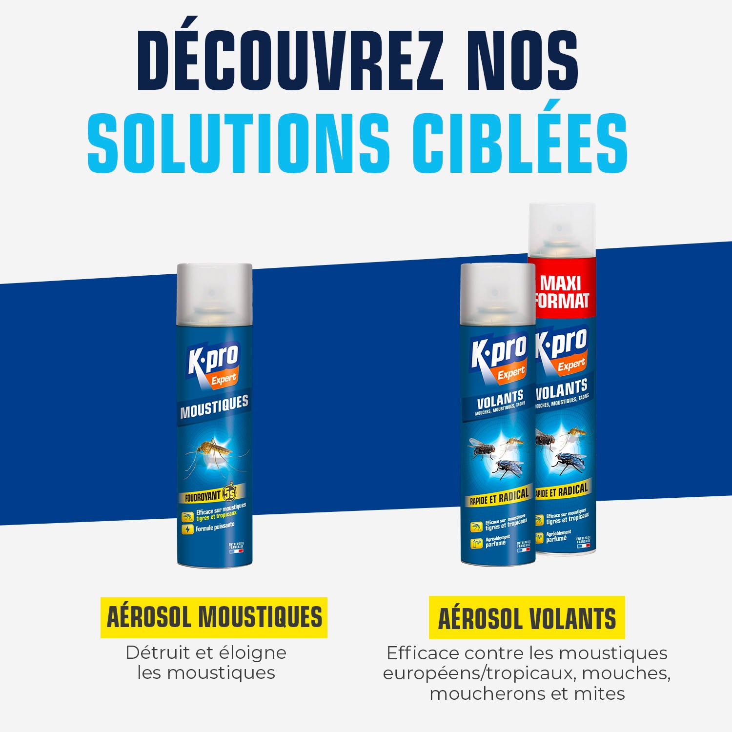 K.PRO - Aérosol anti-moustiques
 400ml
