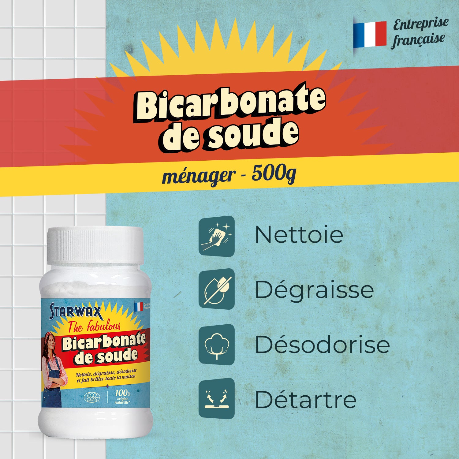 STARWAX FABULOUS - Bicarbonate de soude
 500g