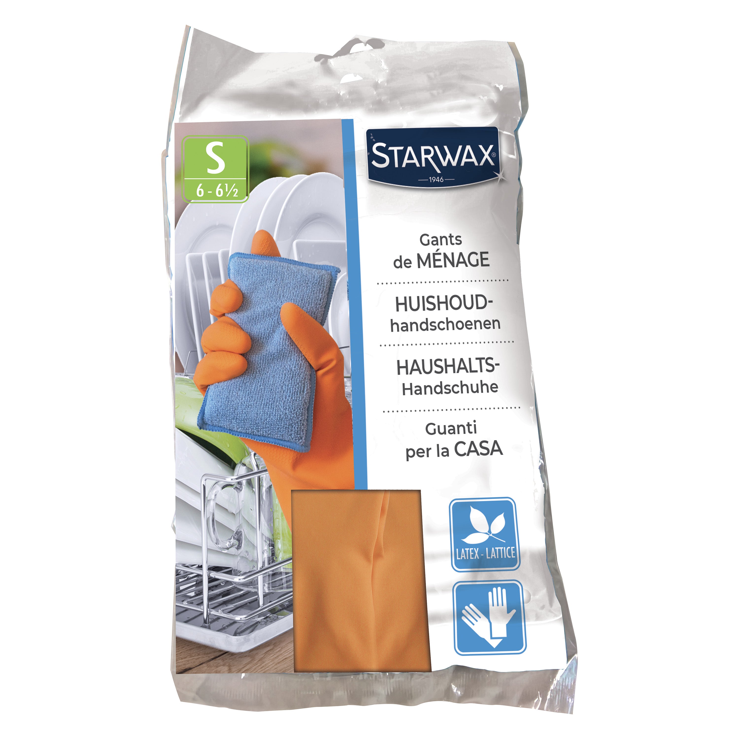STARWAX - Gants DE MENAGE X1 S