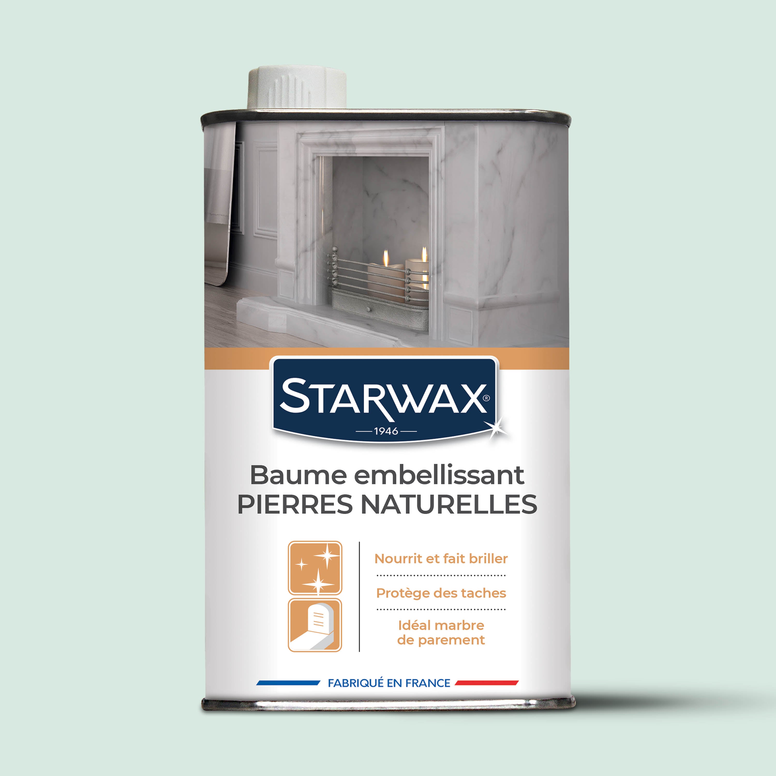 STARWAX - Baume embellissant pour marbre et pierres naturelles 500ml