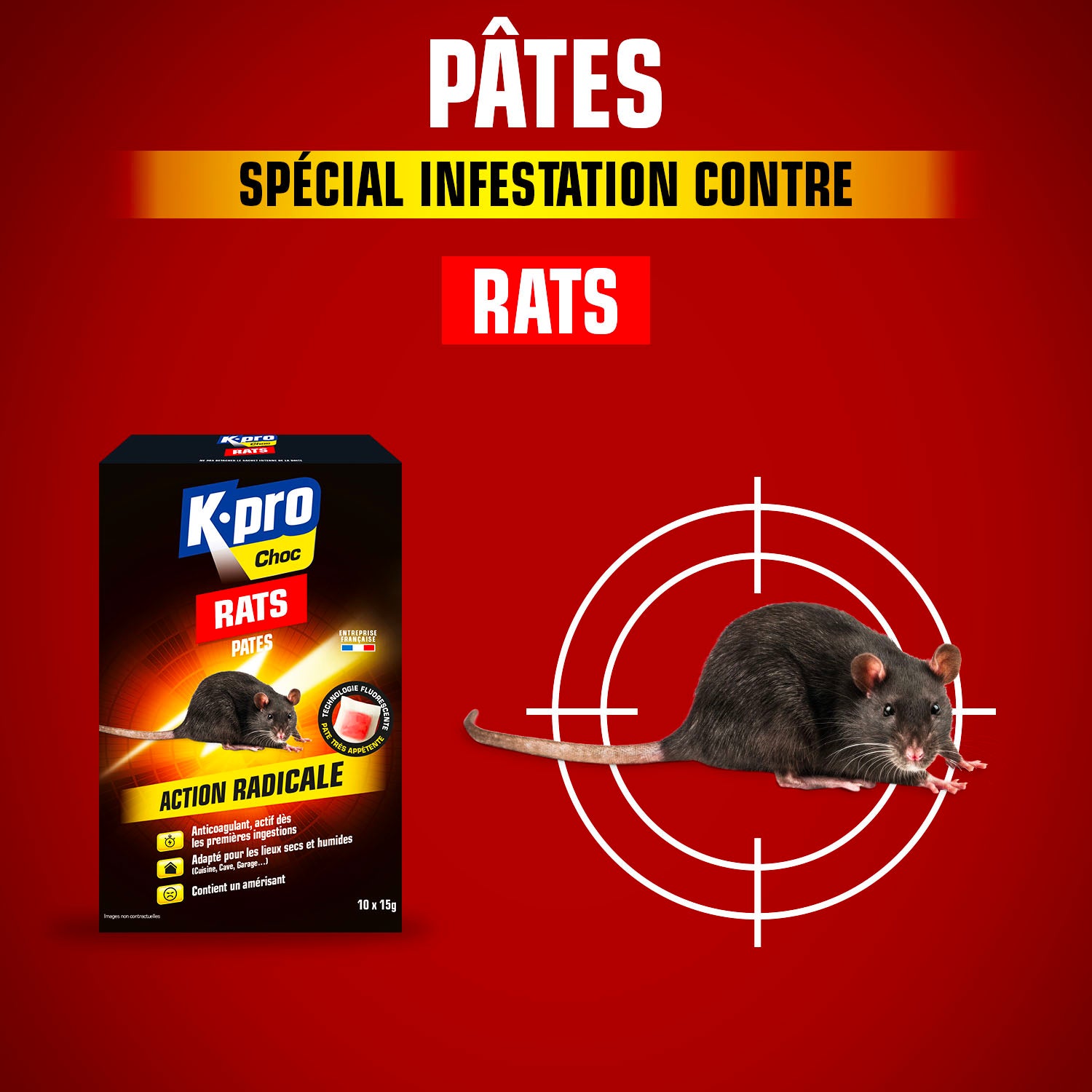 K.PRO - Pâtes rats 150g