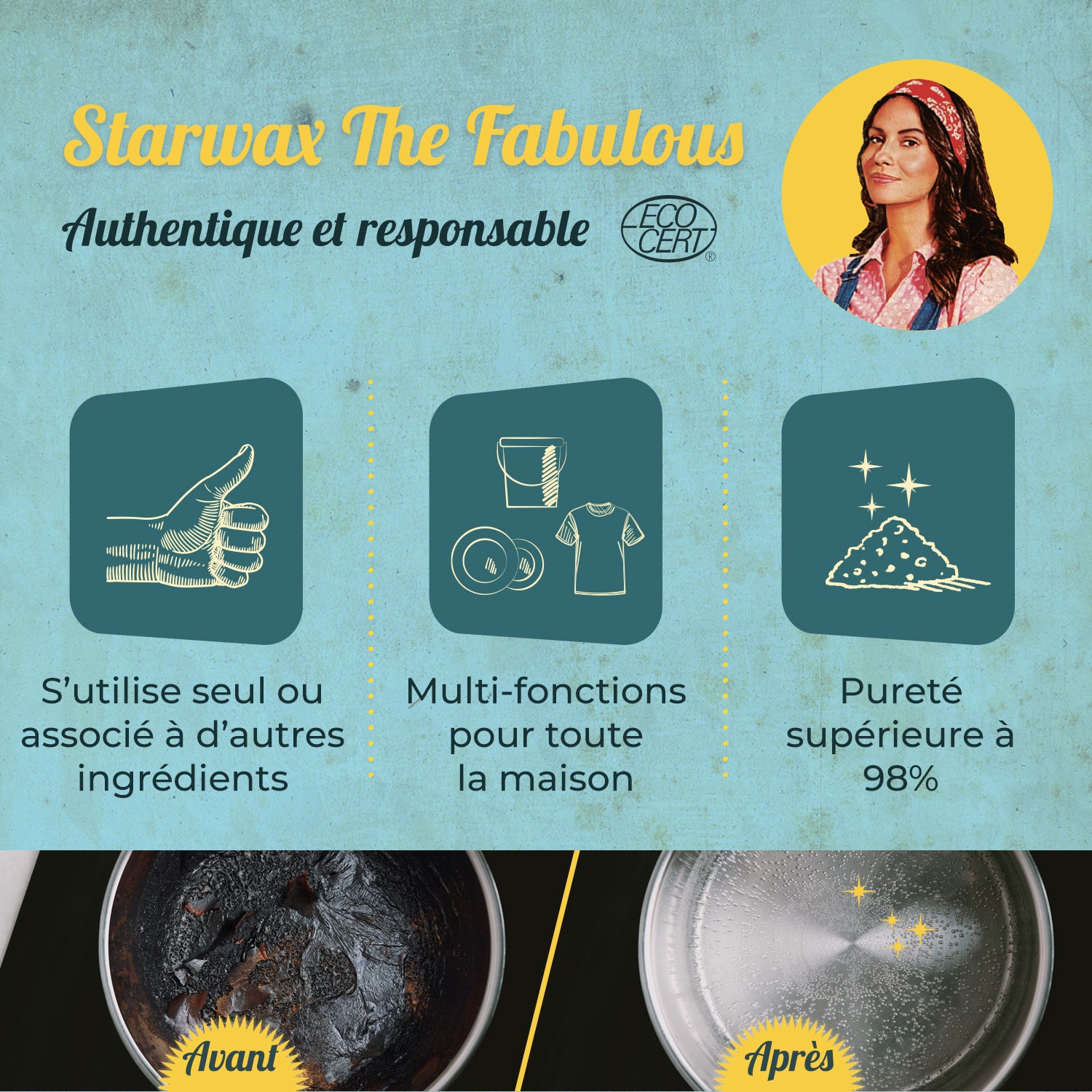 STARWAX FABULOUS - Bicarbonate de soude
 500g