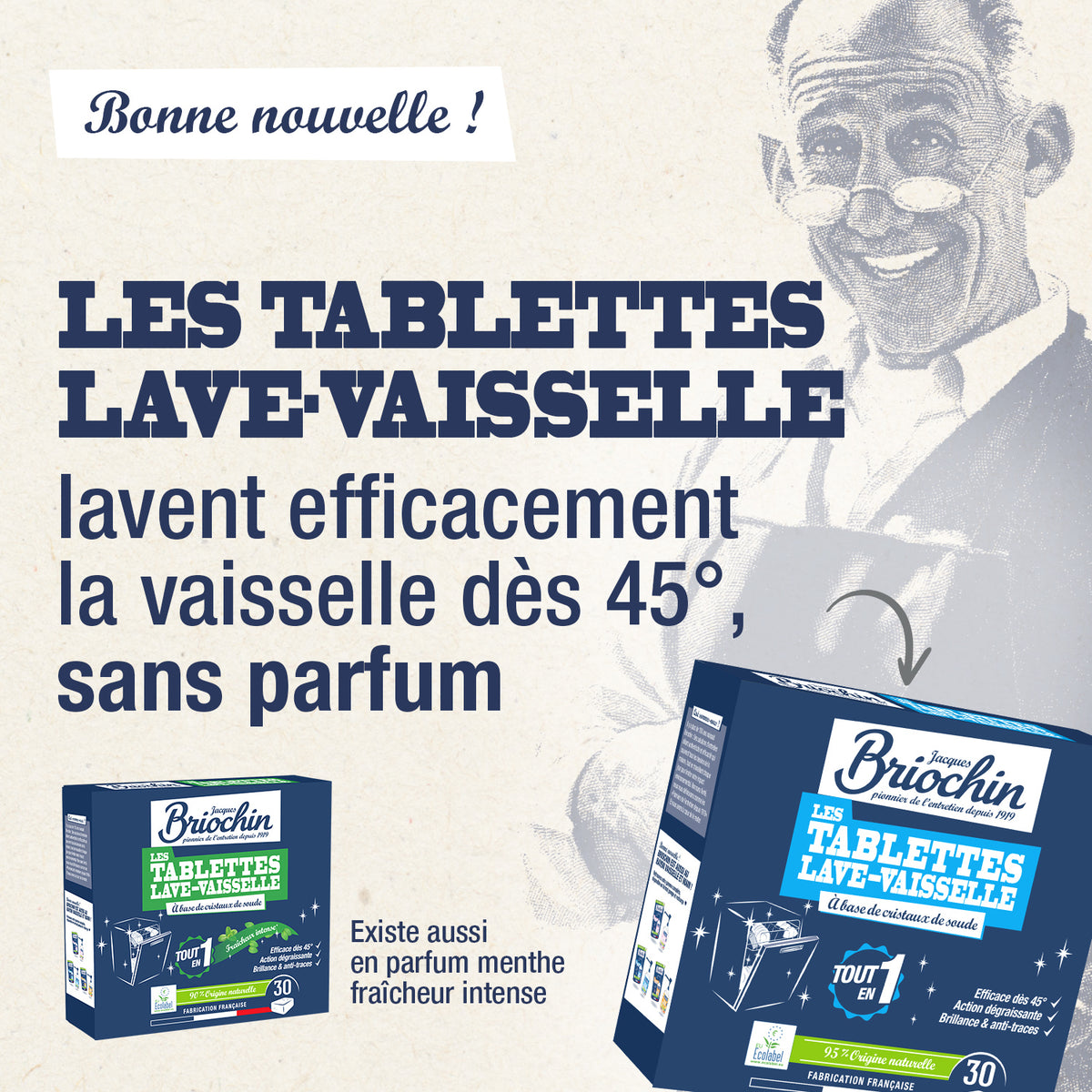 Lot de 6 tablettes lave-vaisselle
