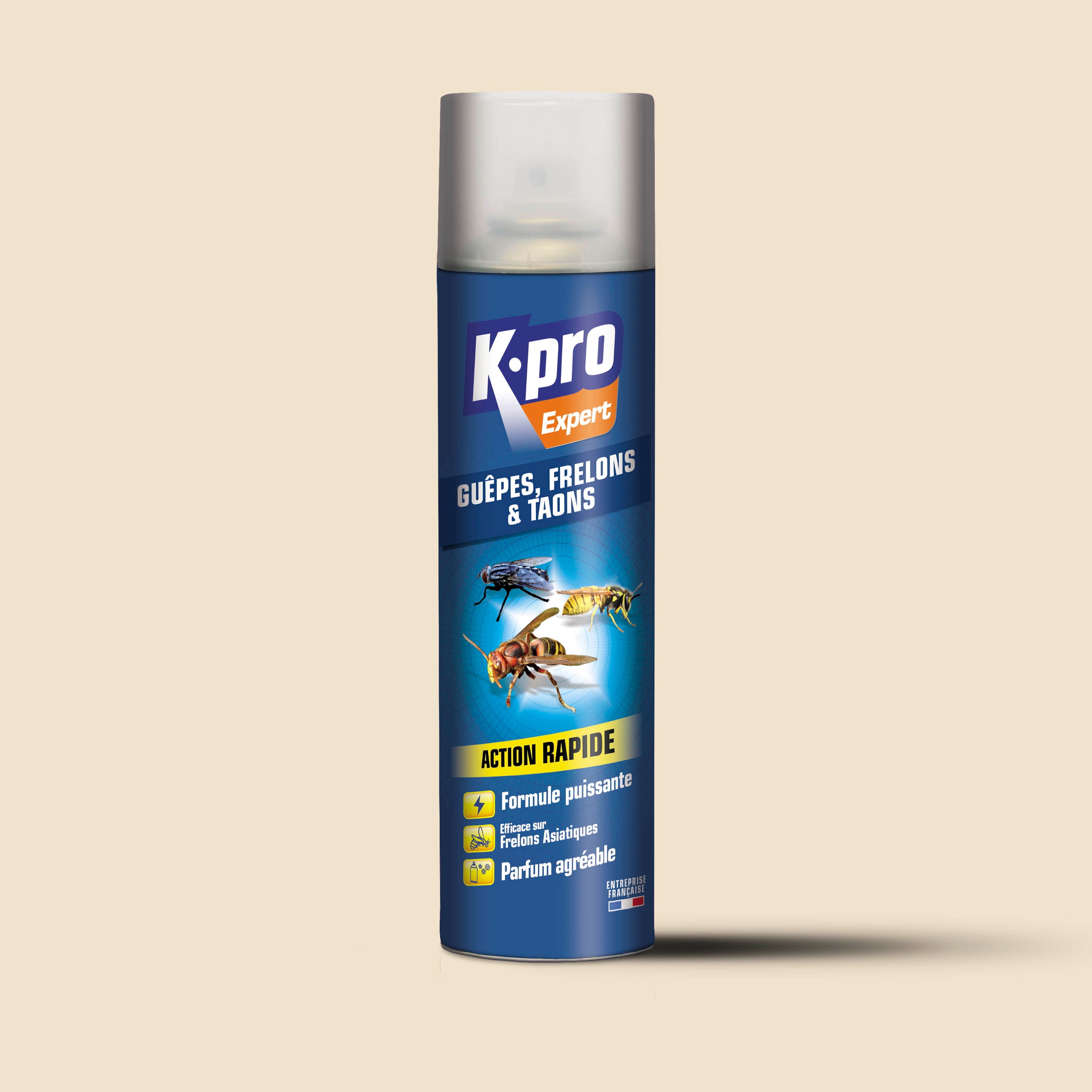 K.PRO - Aérosol contre guêpes et frelons 400ml