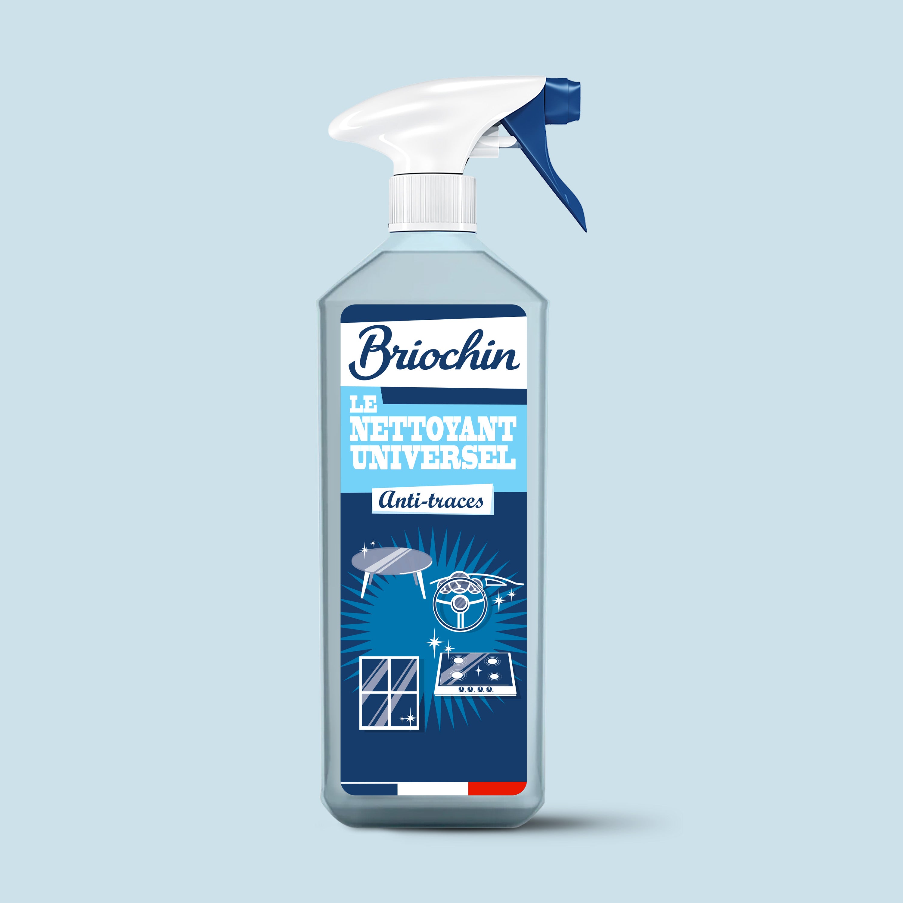 JACQUES BRIOCHIN - Nettoyant universel anti-traces prêt à l'emploi 750ml 750ml
