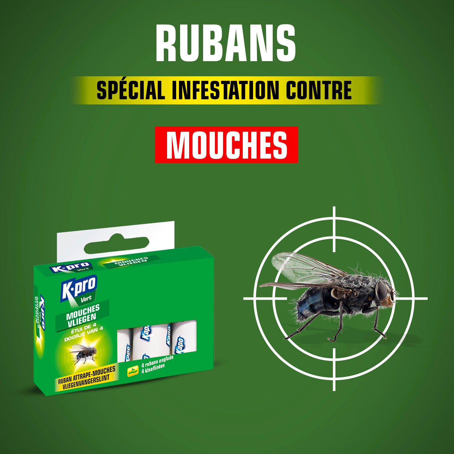 K.PRO - Rubans attrape-mouches
 X4