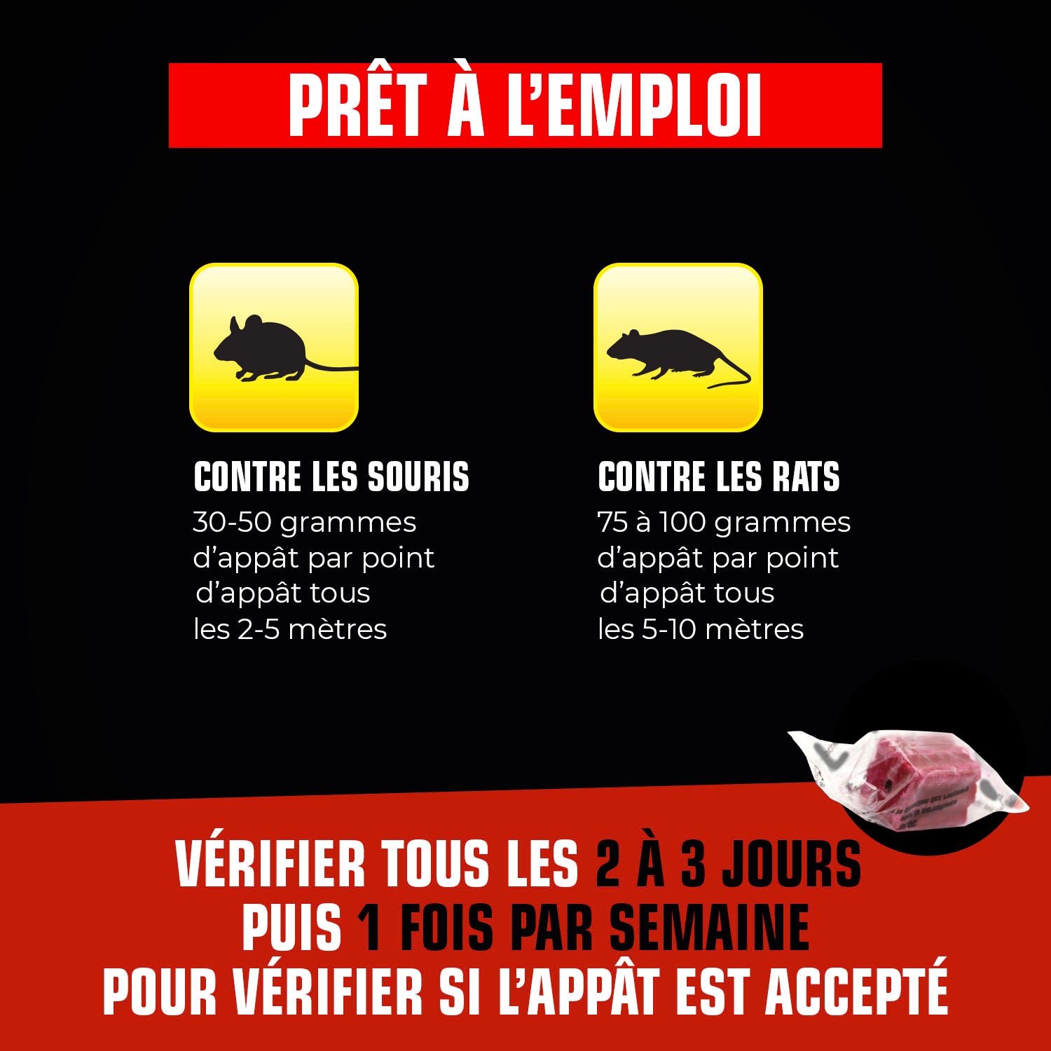 K.PRO - Blocs rats et souris 300g