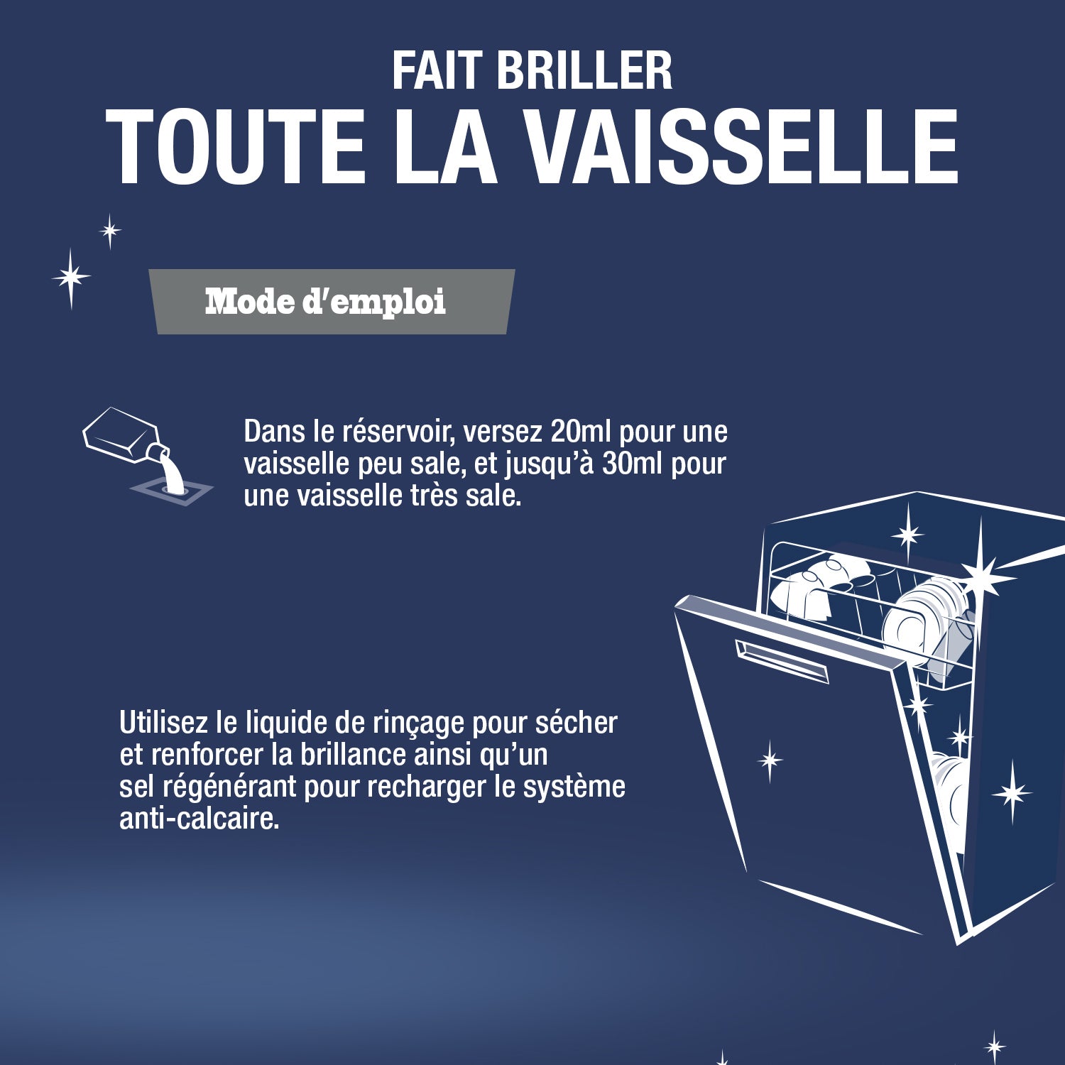 JACQUES BRIOCHIN - Gel Lave-Vaisselle 900ml Sans parfum