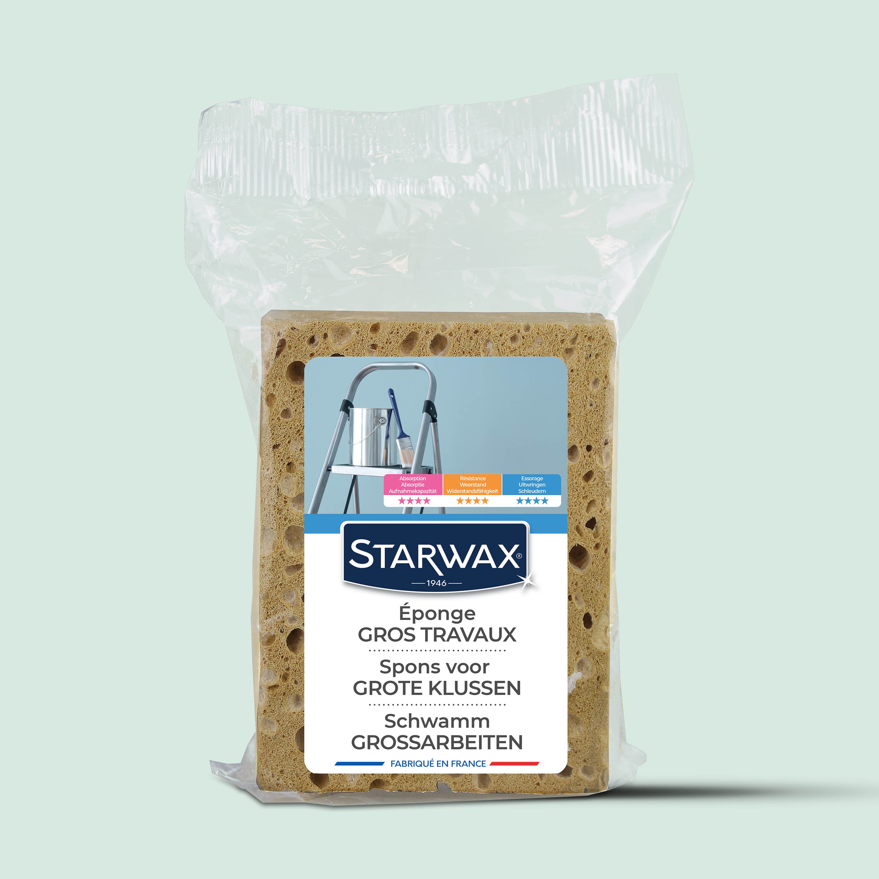 STARWAX - Eponge gros travaux X1