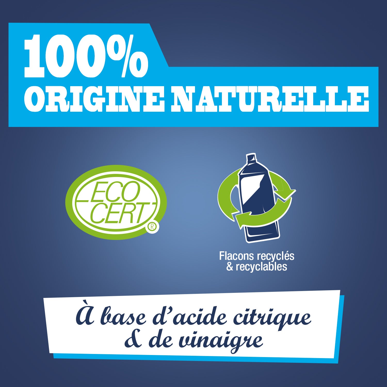 JACQUES BRIOCHIN - Le liquide de rincage à base d'acide citrique & de vinaigre 900ml