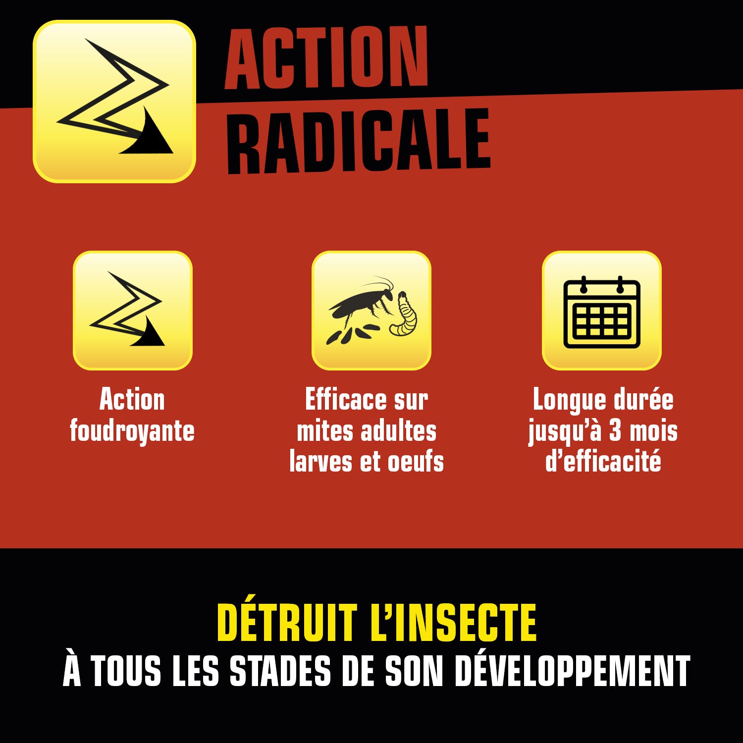 K.PRO - Aérosol foudroyant mites alimentaires 250ml