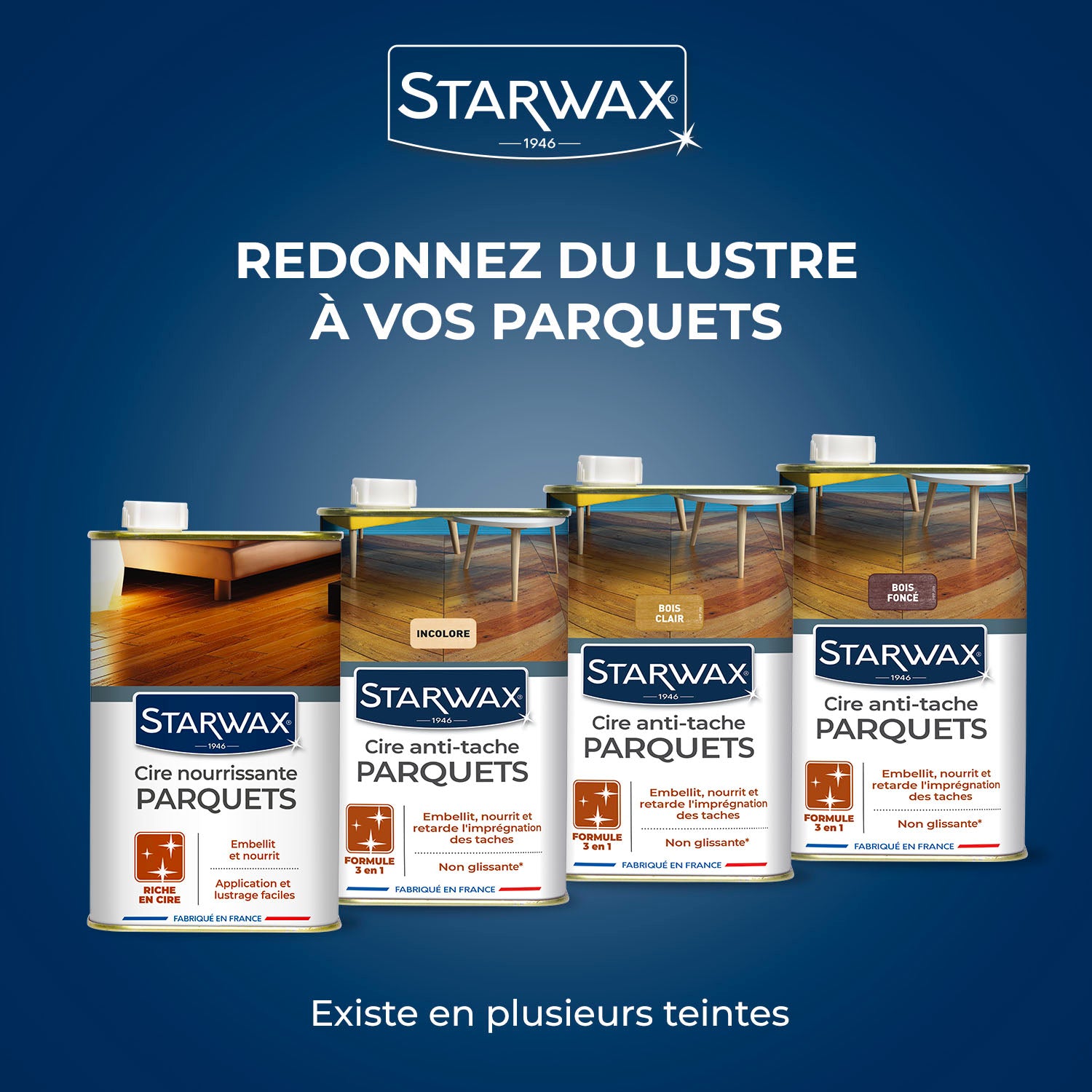 STARWAX - Cire concentrée pour parquets cirés 1L