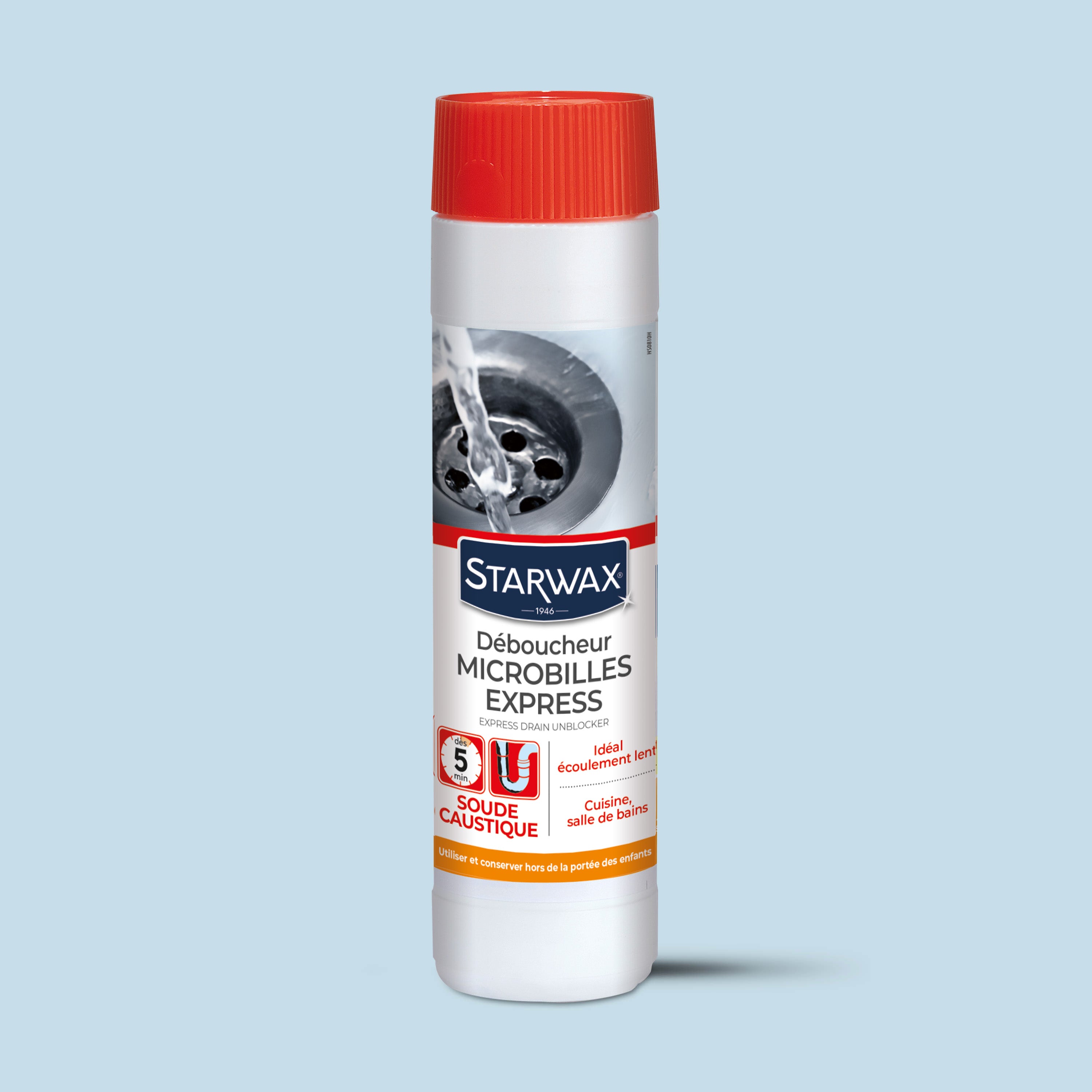 STARWAX - Déboucheur microbilles pour canalisations 500g