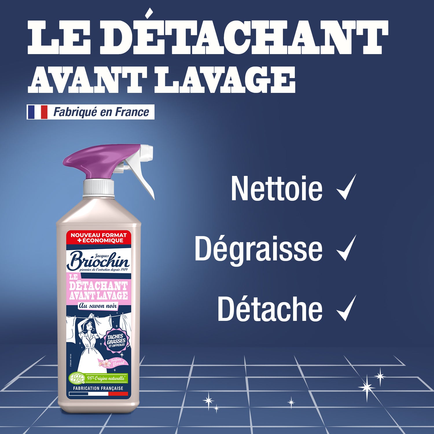 STARWAX - Le détachant avant lavage au Savon Noir 700ml Parfum floral