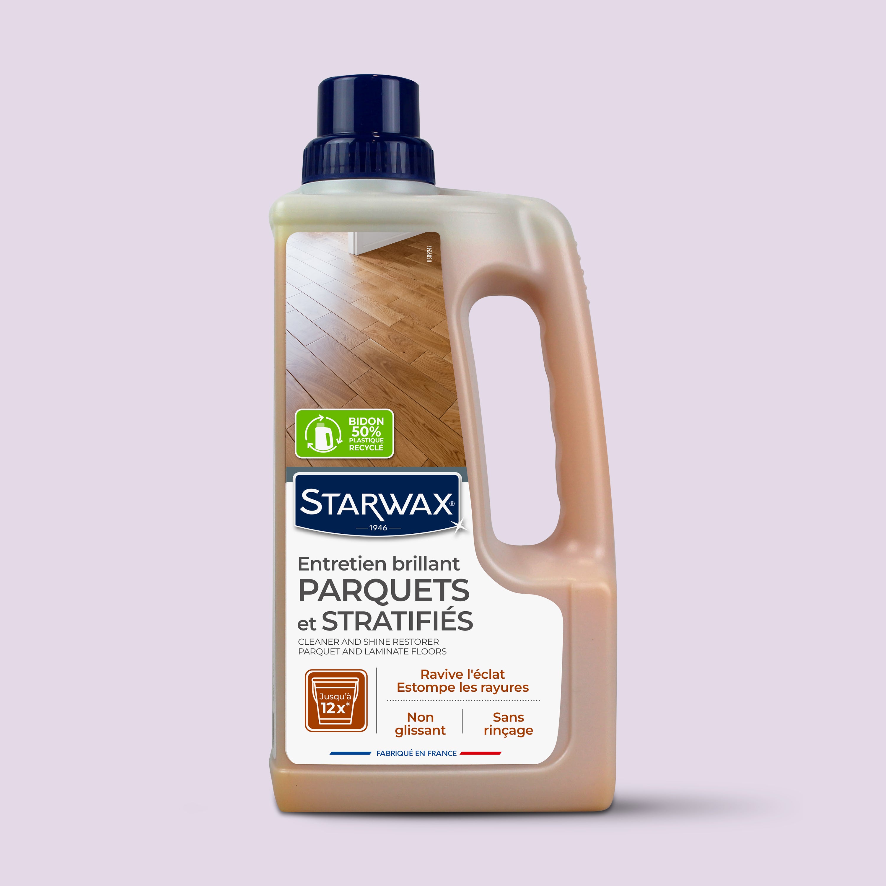 STARWAX - Entretien brillant pour parquets et sols stratifiés
 1L