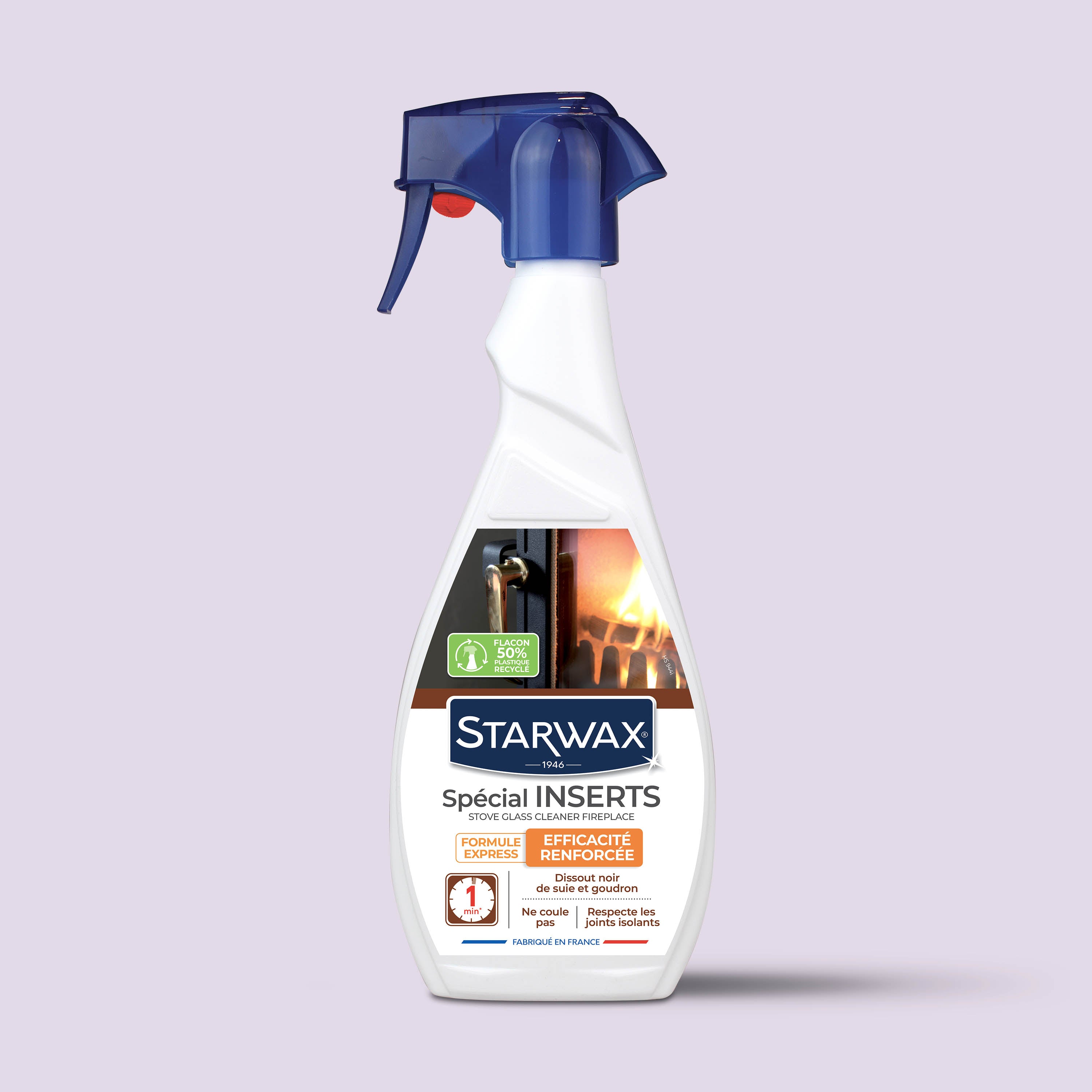 STARWAX - Nettoyant express inserts pour poêle & cheminée
 500ml