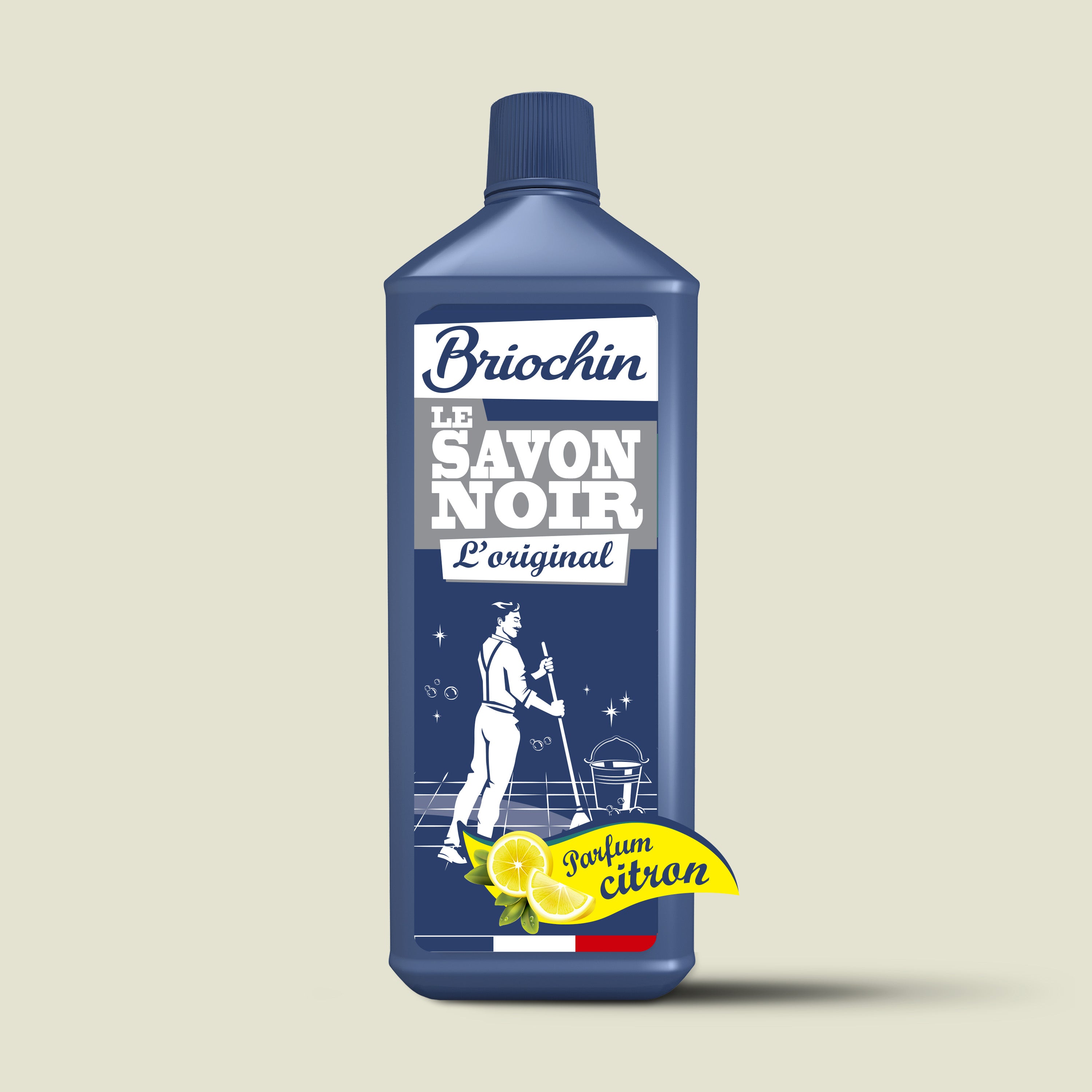 JACQUES BRIOCHIN - Savon noir parfum citron frais 1L citron