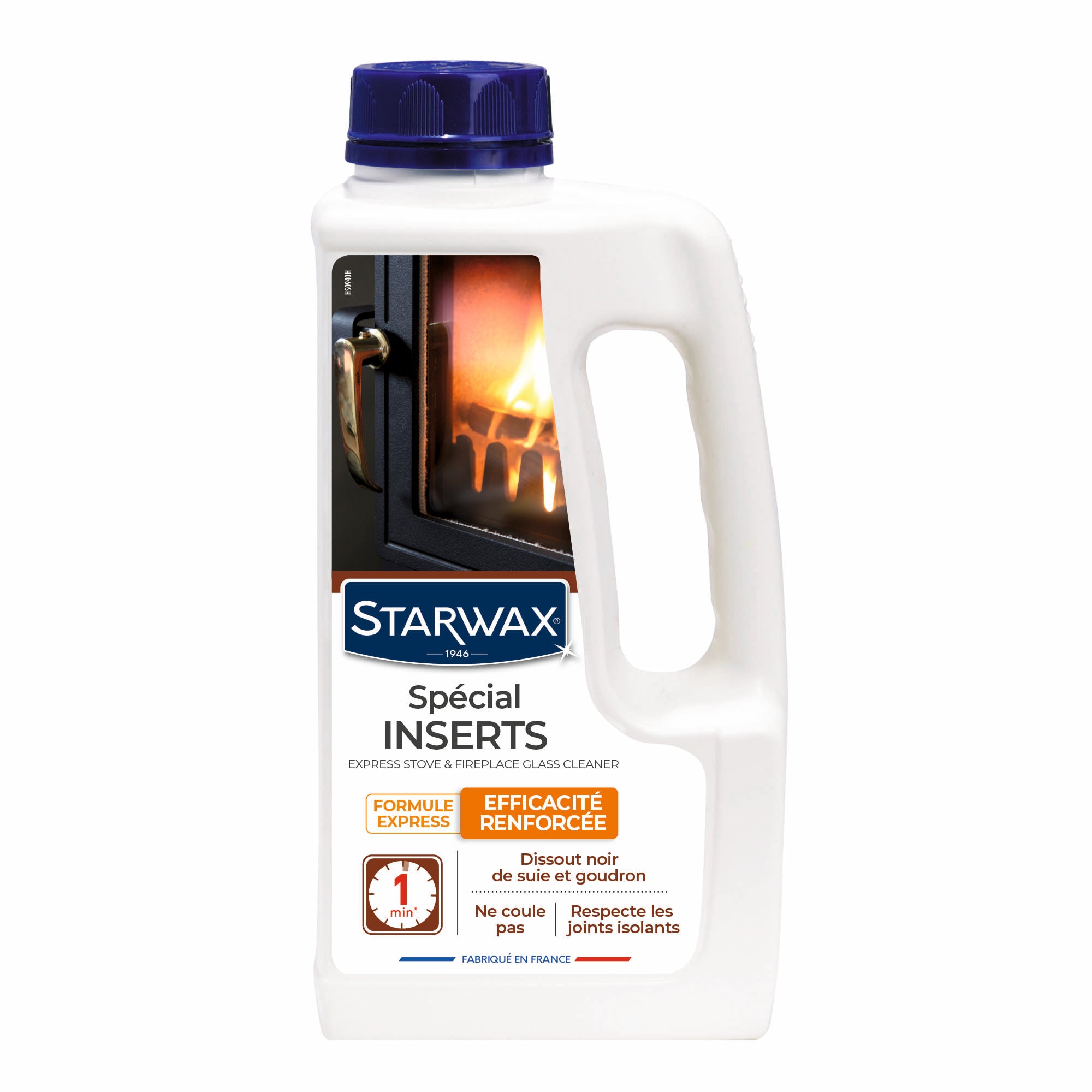 STARWAX - Nettoyant express inserts pour poêle & cheminée
 500ml