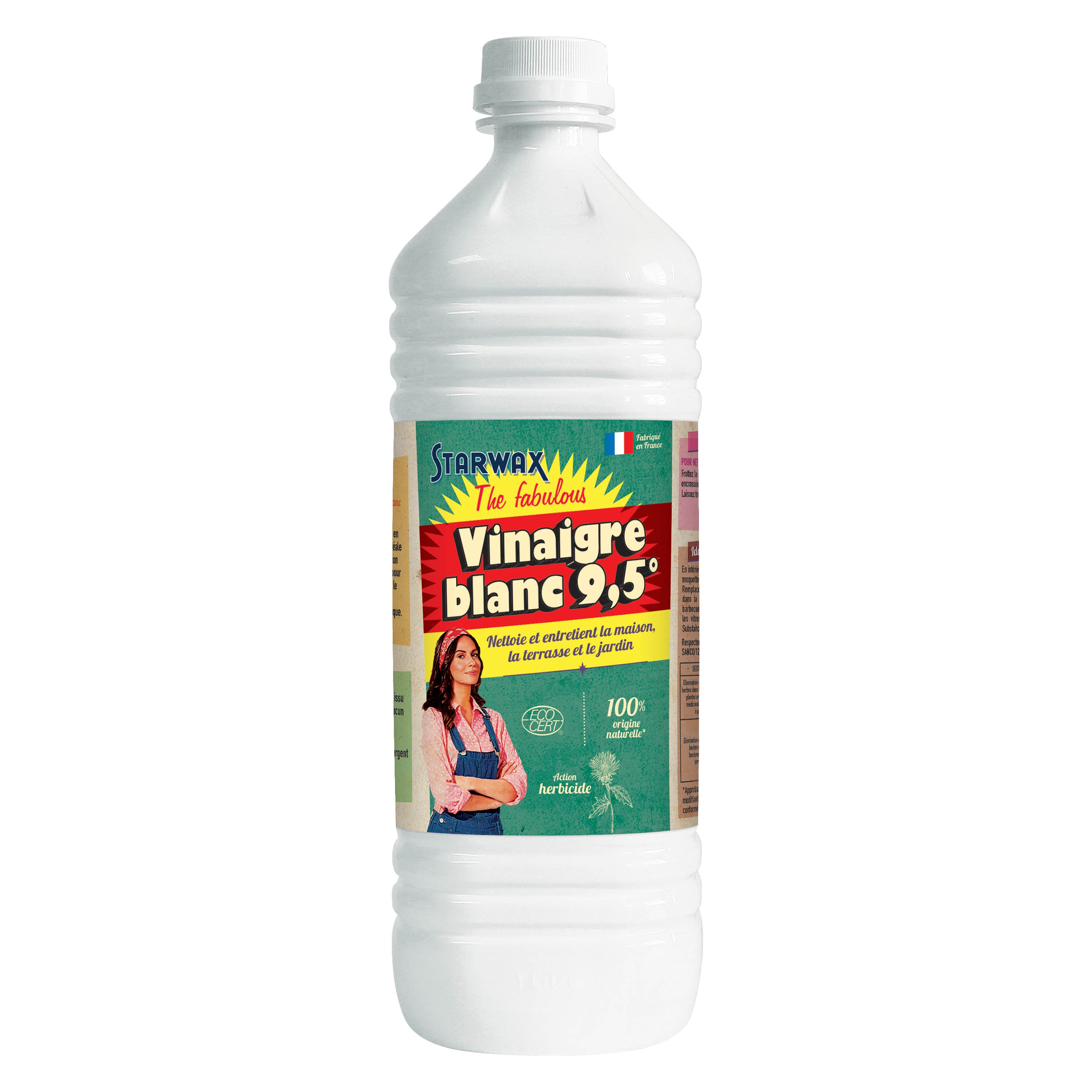 STARWAX FABULOUS - Vinaigre blanc 9.5° sans parfum 1L
