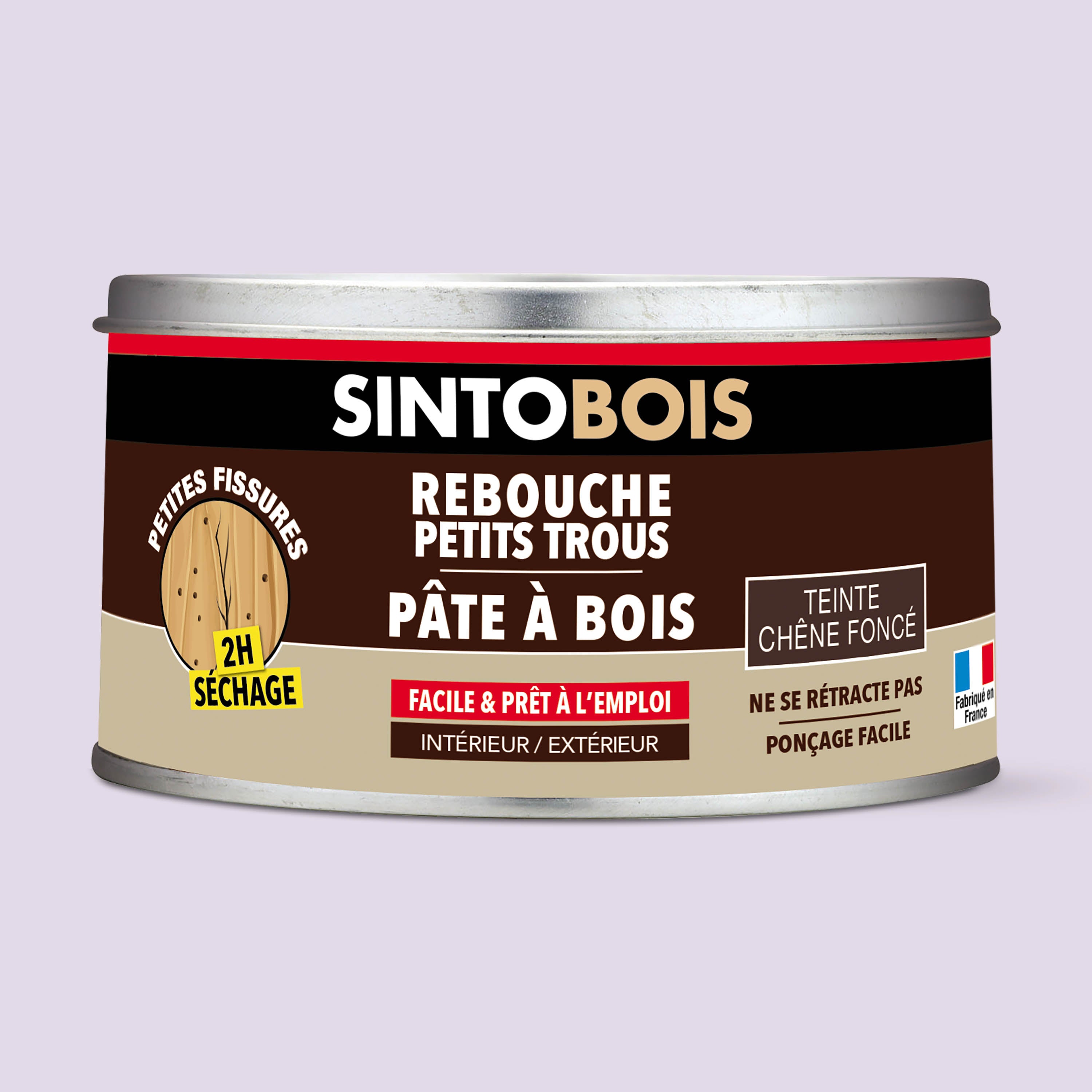 SINTO - Pâte à bois tradition 550ml Chêne clair