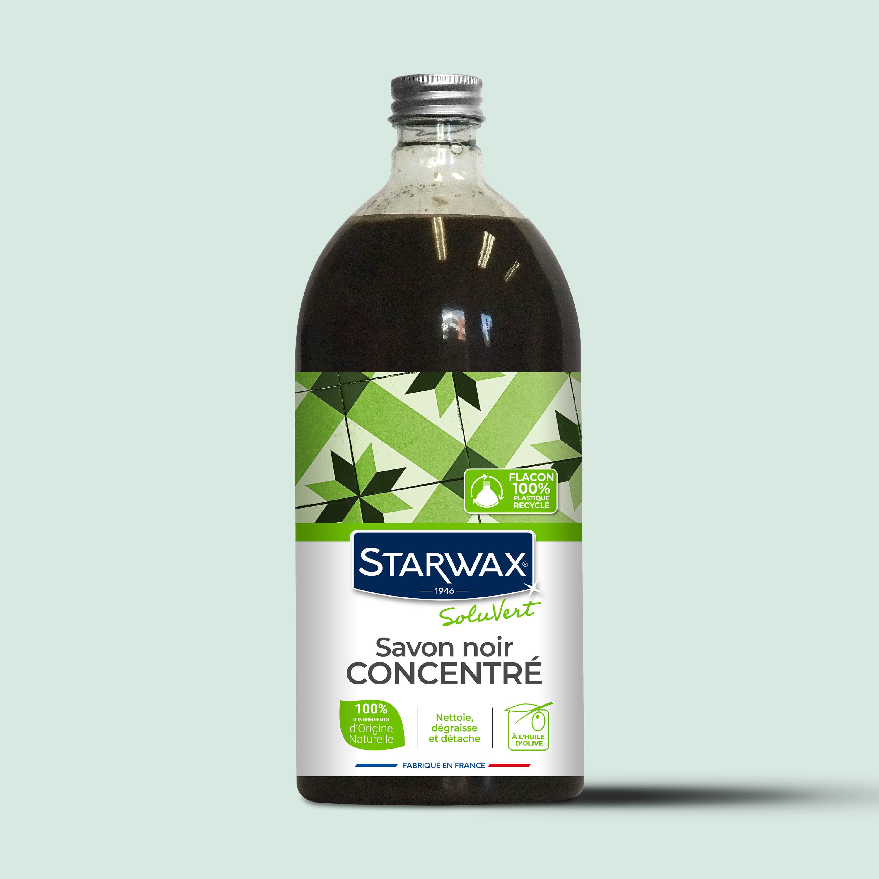 STARWAX SOLUVERT - Savon noir concentré à l'huile d'olive 1L
