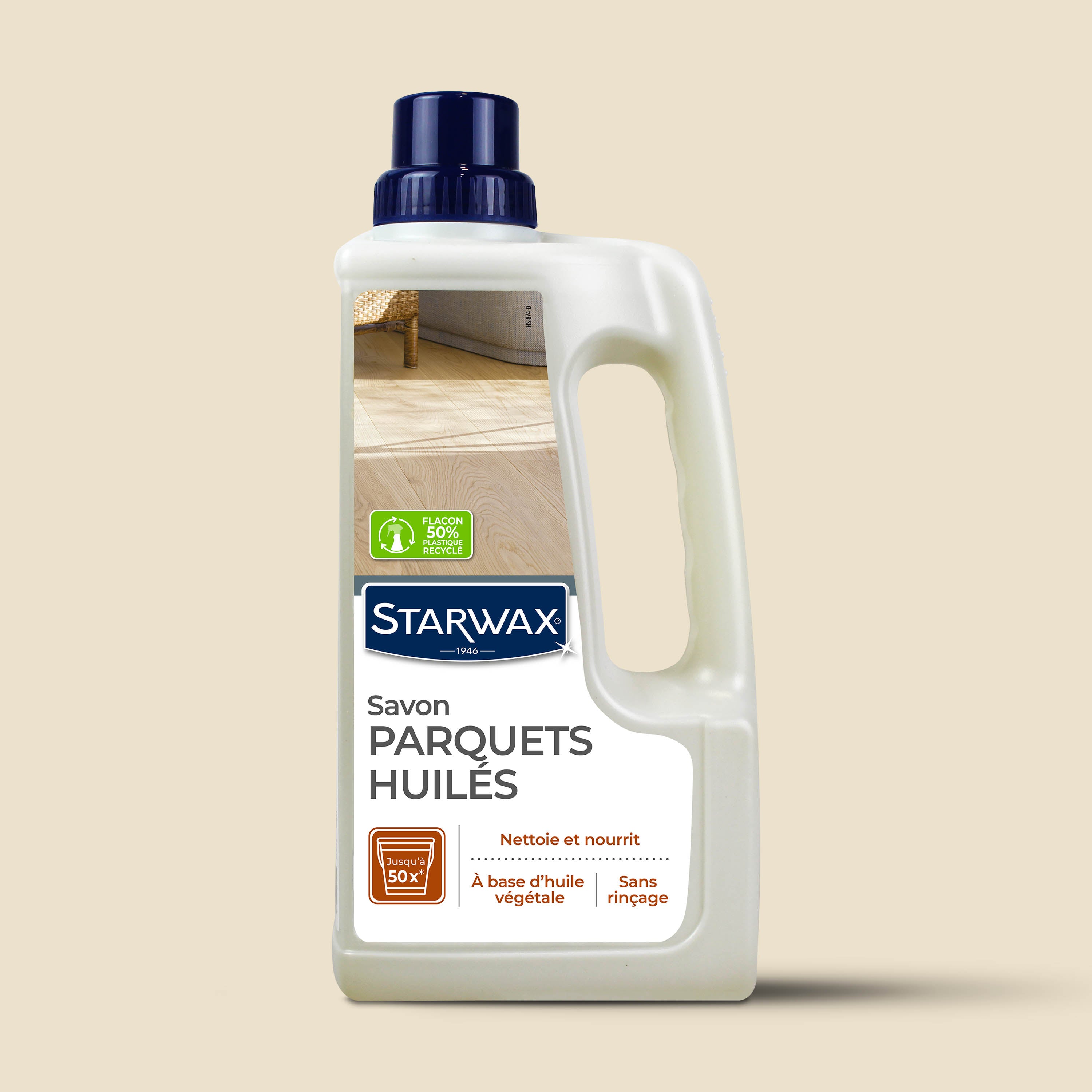 STARWAX - Savon d'entretien pour parquets huilés
 1L