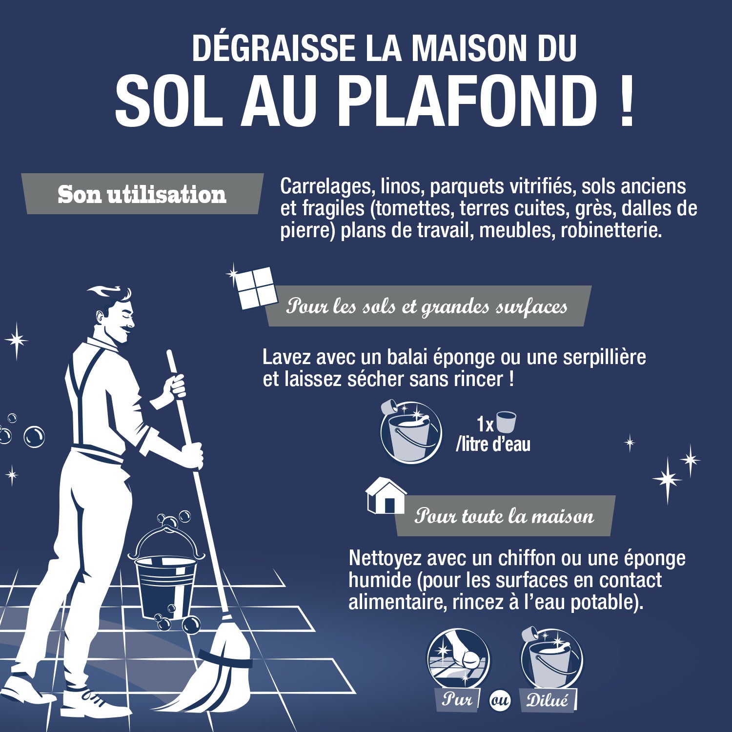 JACQUES BRIOCHIN - Savon noir liquide gros format 1,6L Sans parfum