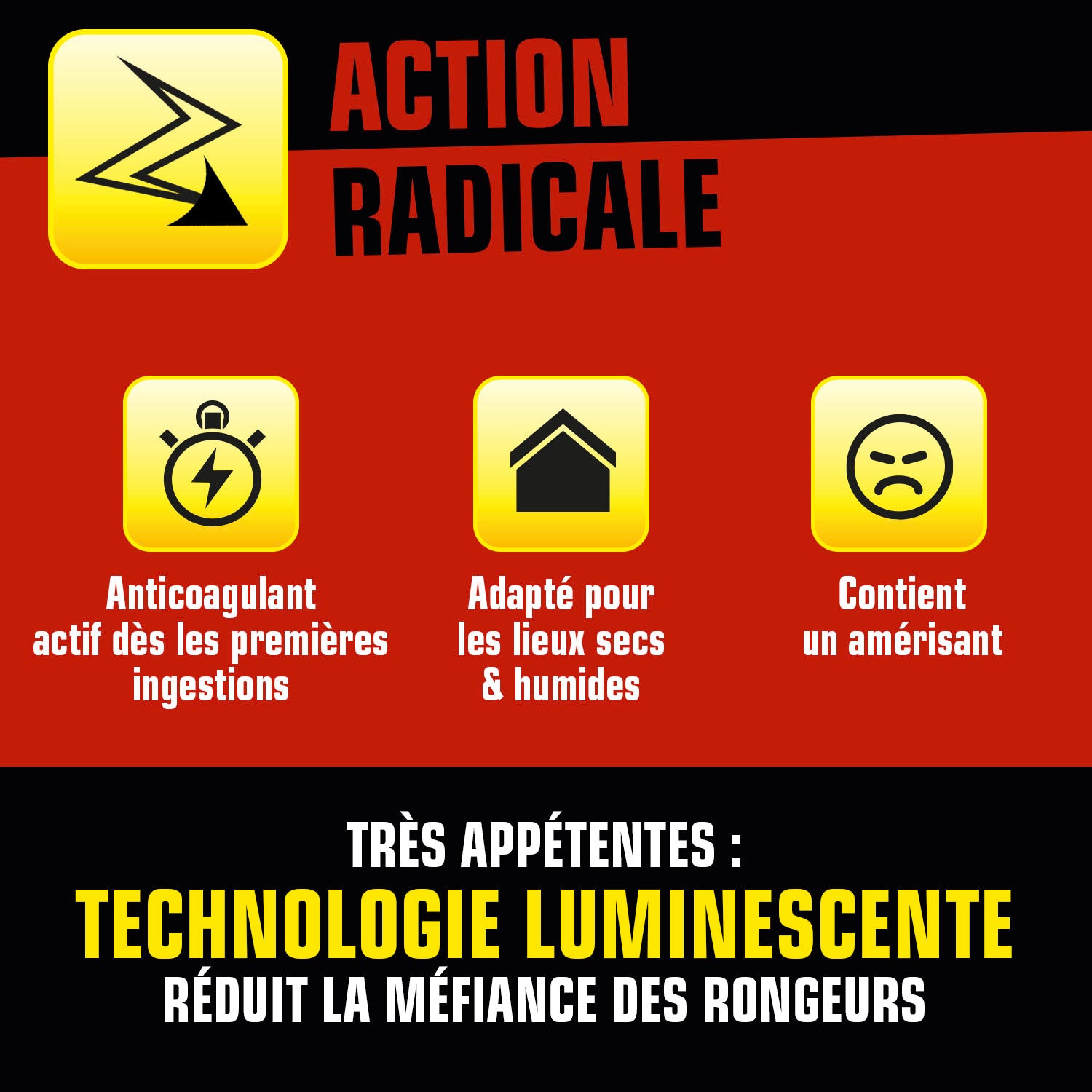 K.PRO - Pâtes rats et souris 150g rouge