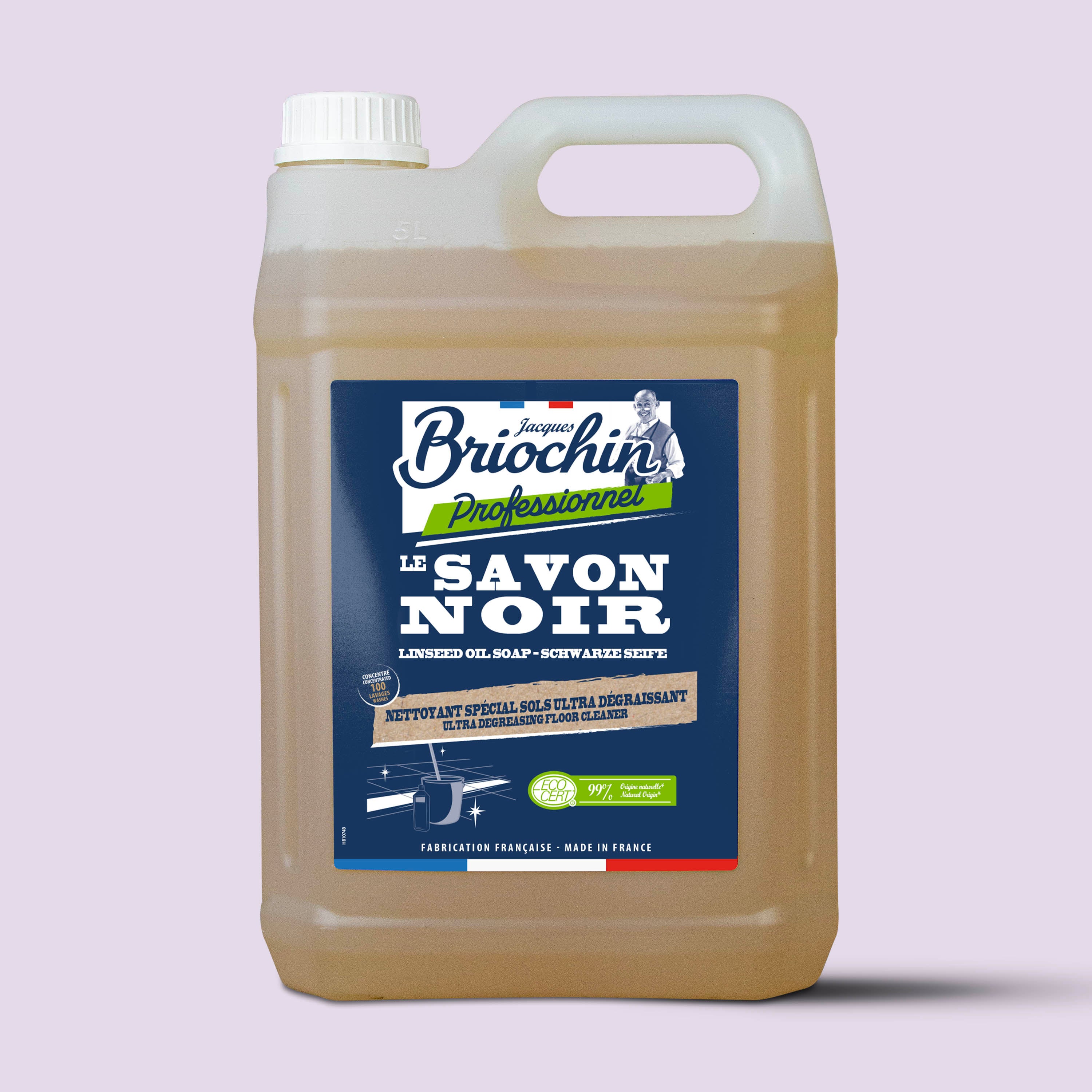 JACQUES BRIOCHIN PRO - Le Savon Noir sols 5L Sans parfum