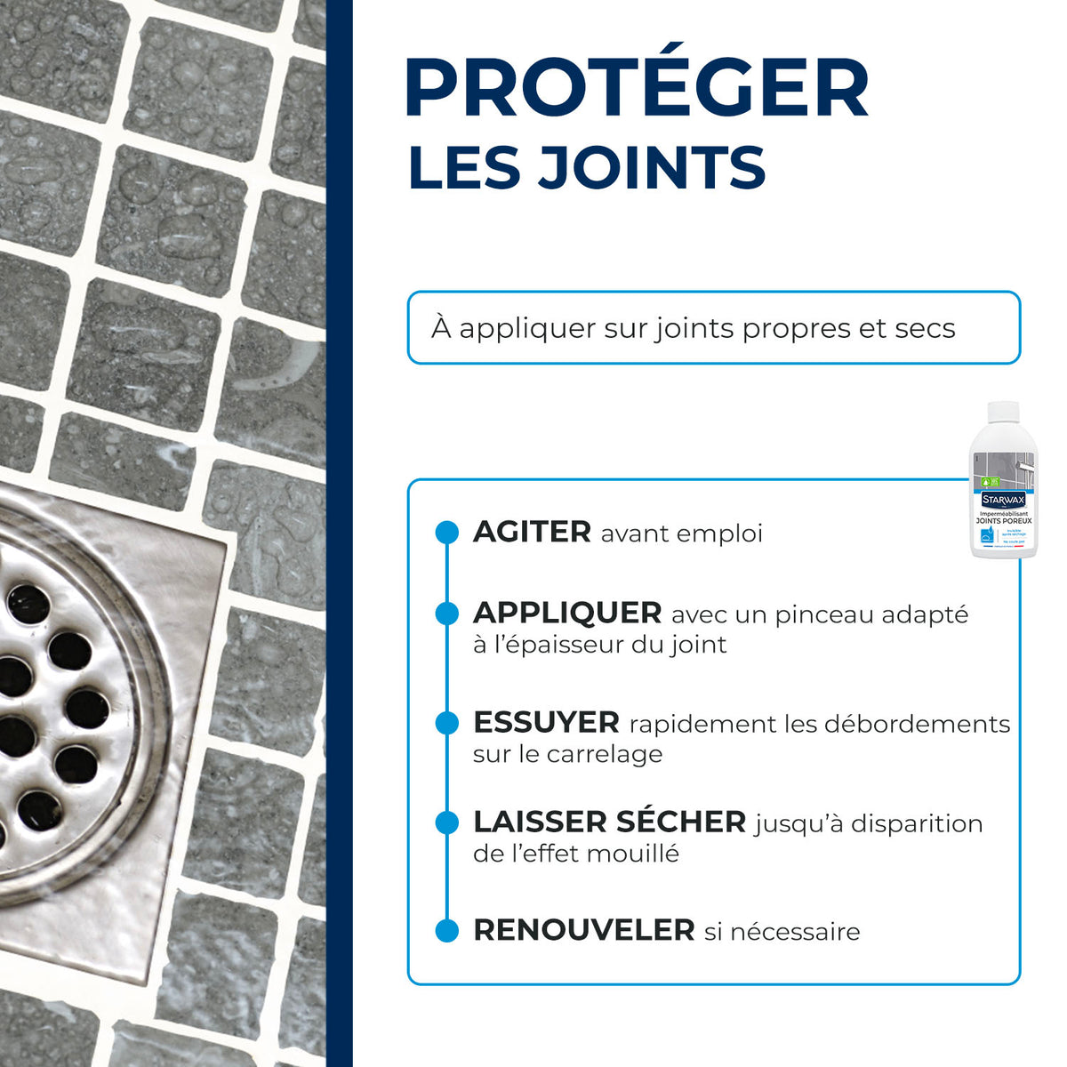 STARWAX - Imperméabilisant pour joints 200ml