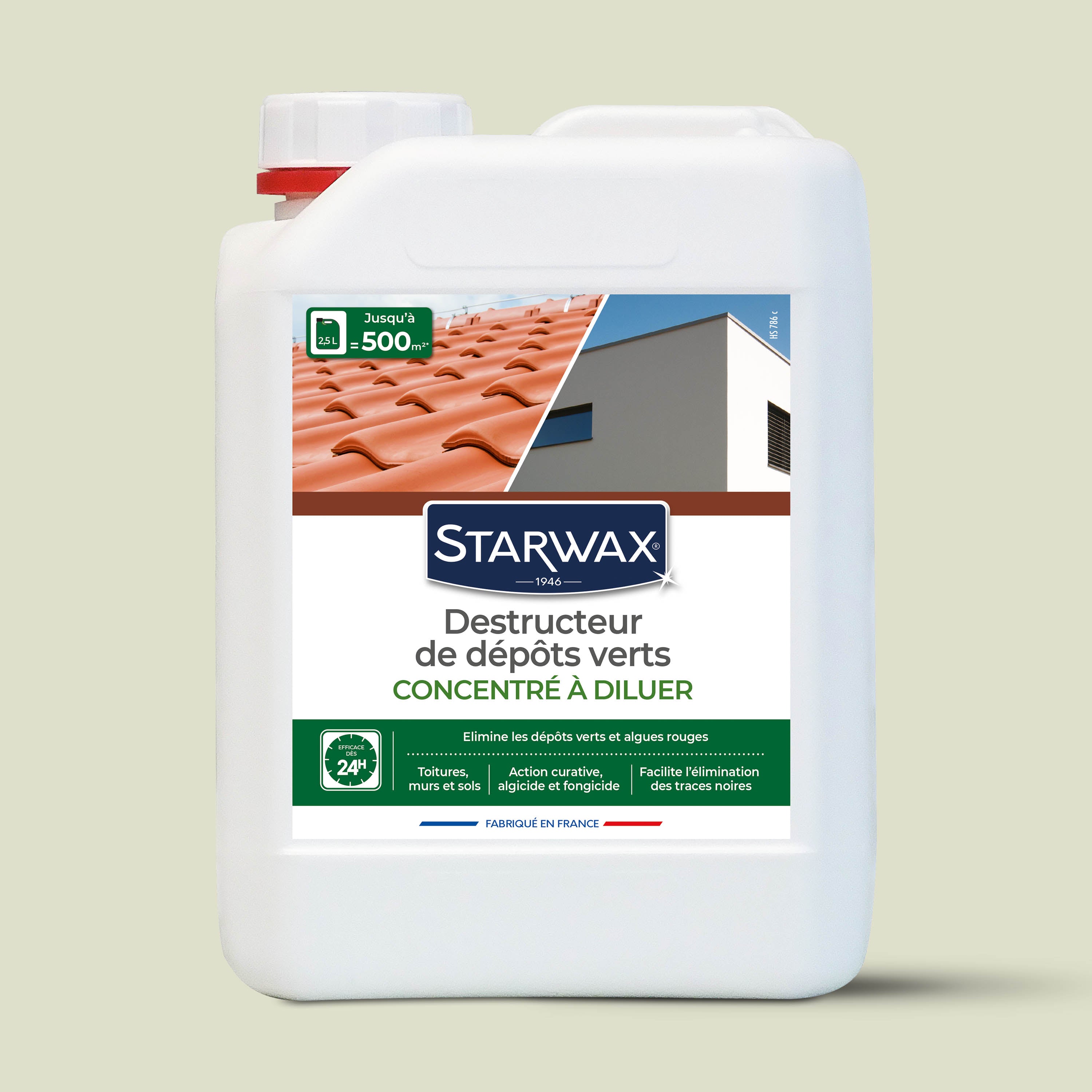 STARWAX - Destructeur de dépôts verts concentré 2,5L