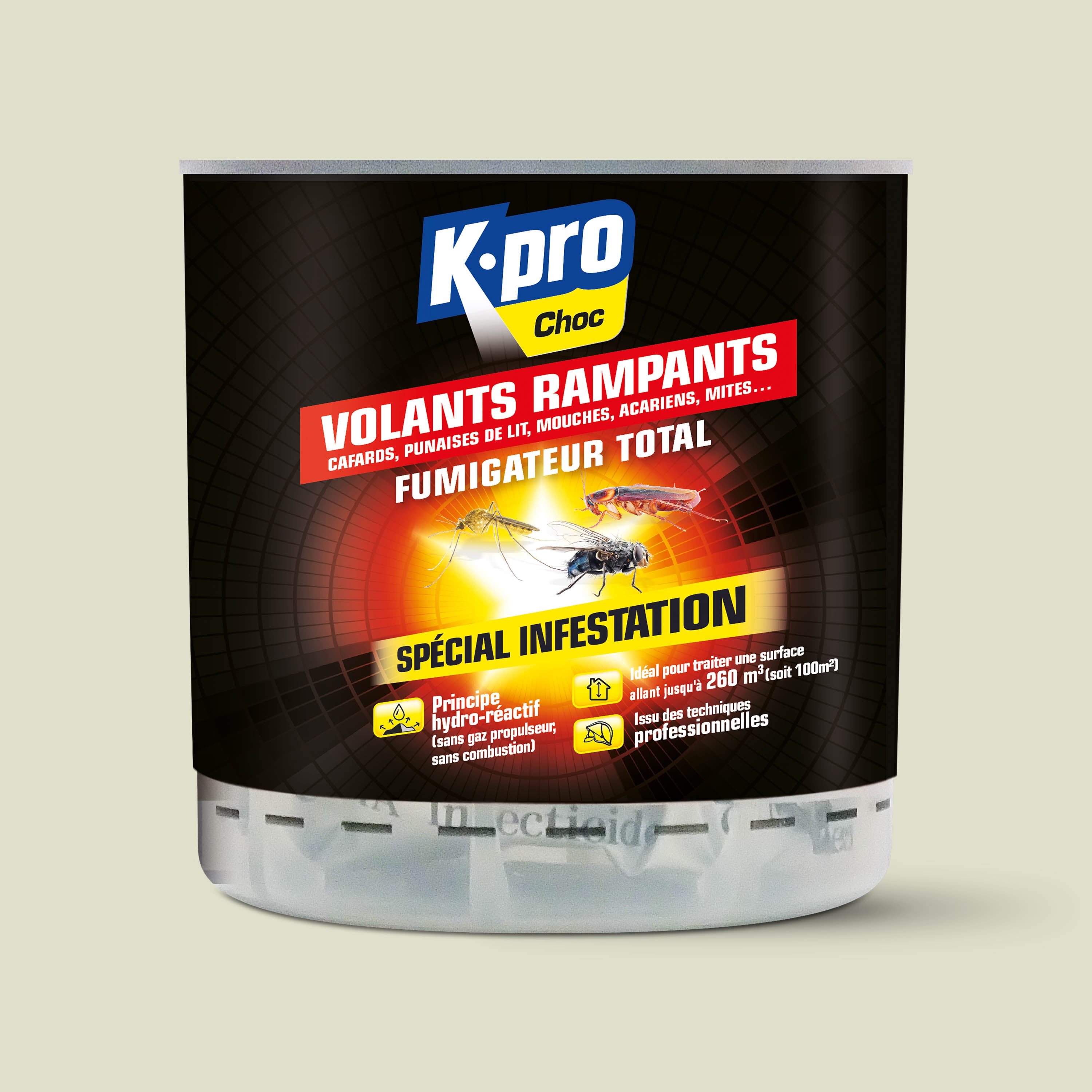 K.PRO - Fumigateur spécial infestation tous insectes 10g