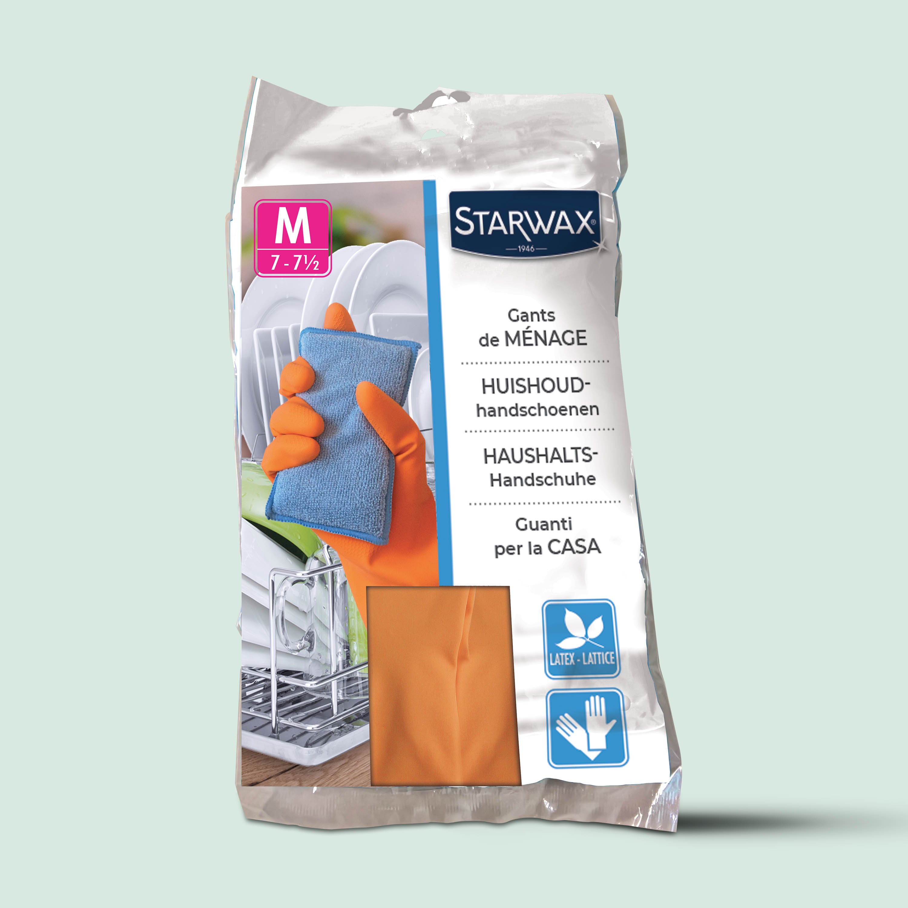 STARWAX - Gants DE MENAGE X1 S