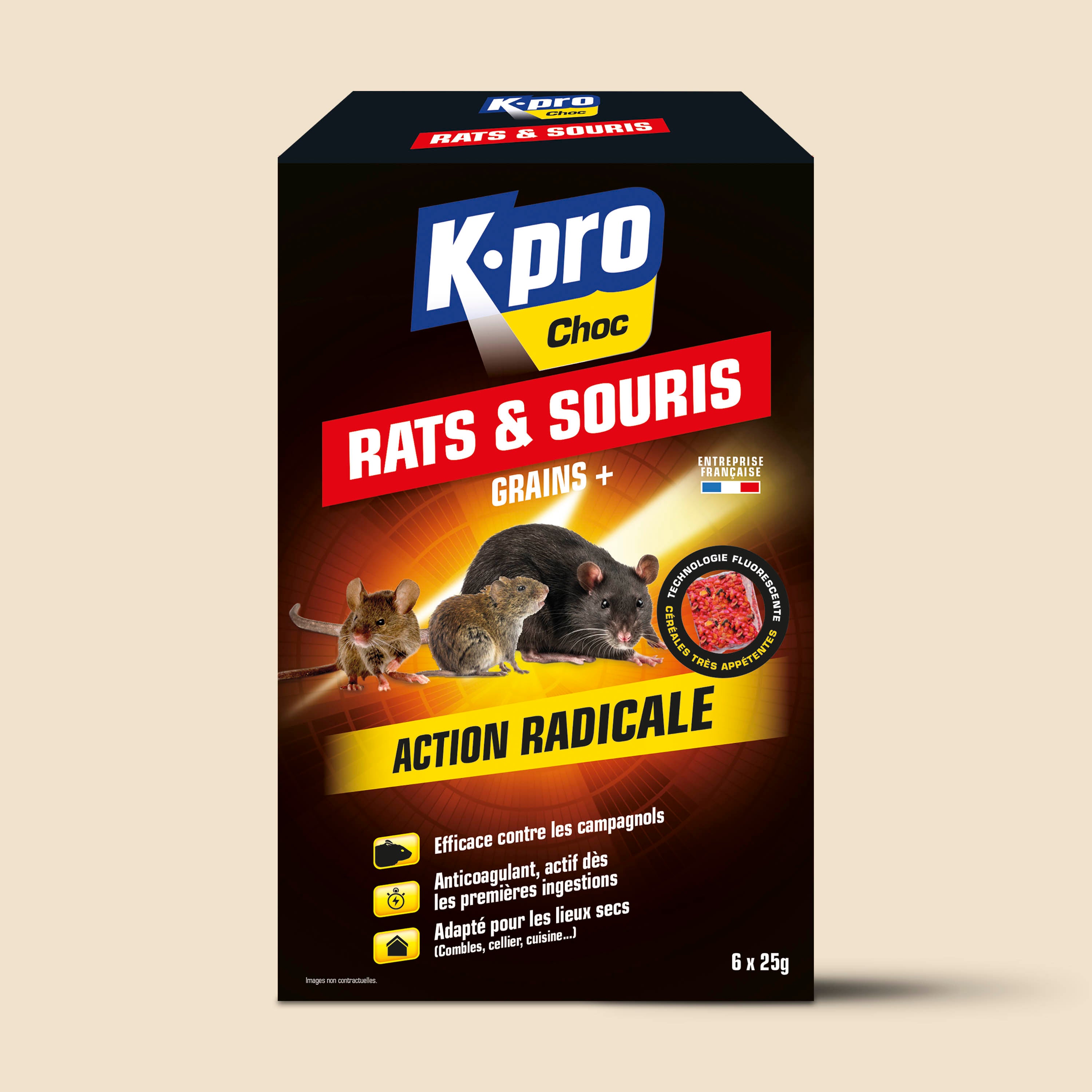 K.PRO - Grains rats et souris 150g