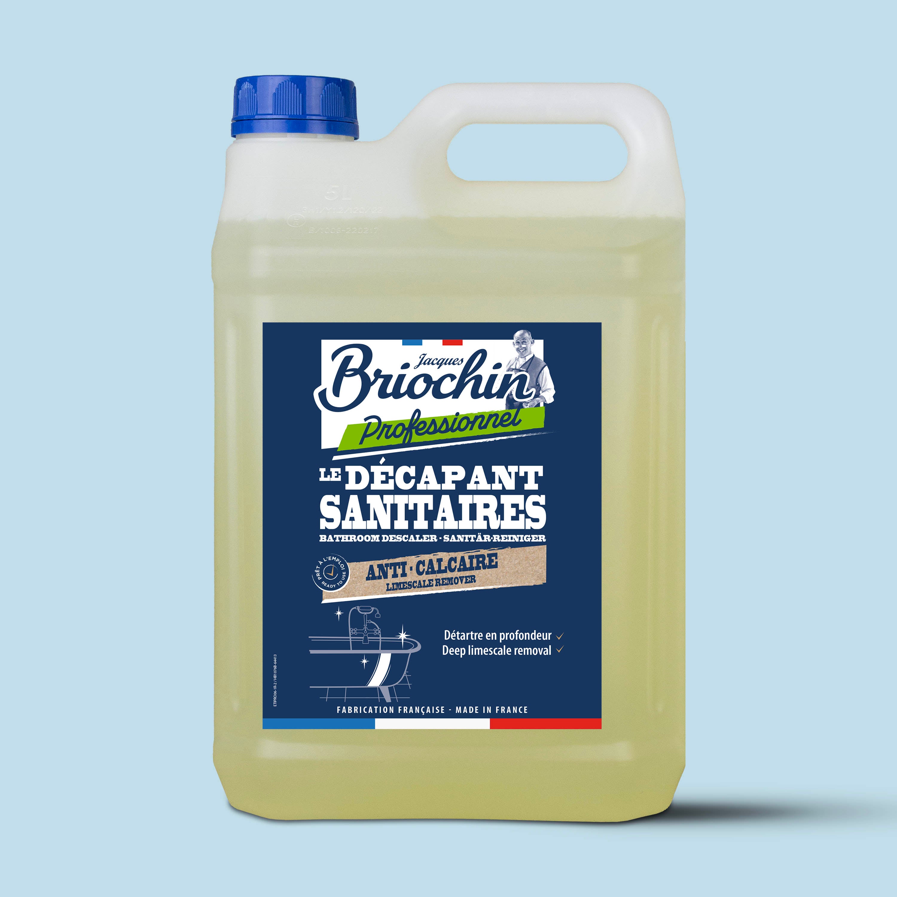JACQUES BRIOCHIN PRO - Le Décapant Sanitaires 5L Sans parfum