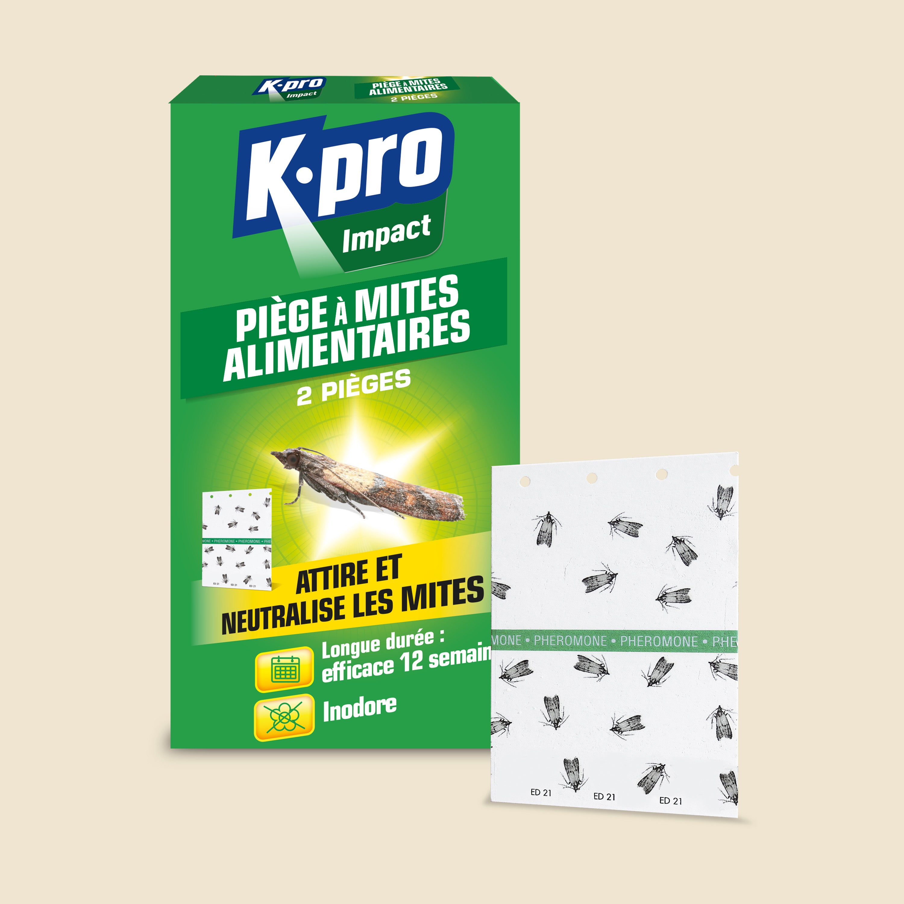 K.PRO - Pièges mites alimentaires X2