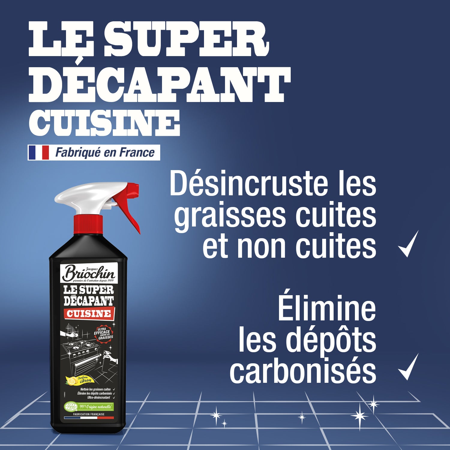 JACQUES BRIOCHIN - Super Décapant Cuisine 1L 1L