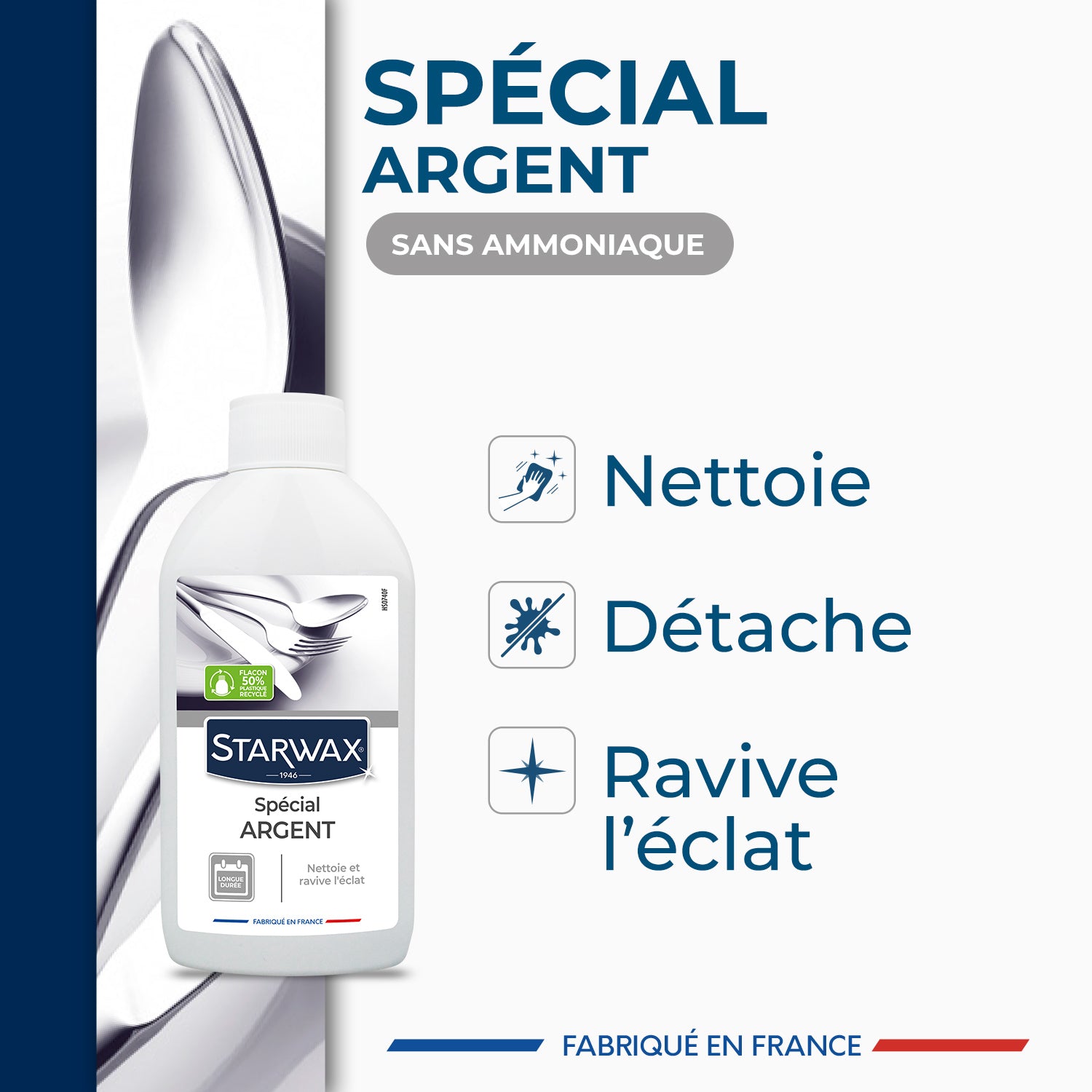 STARWAX - Nettoyant argent 250ml