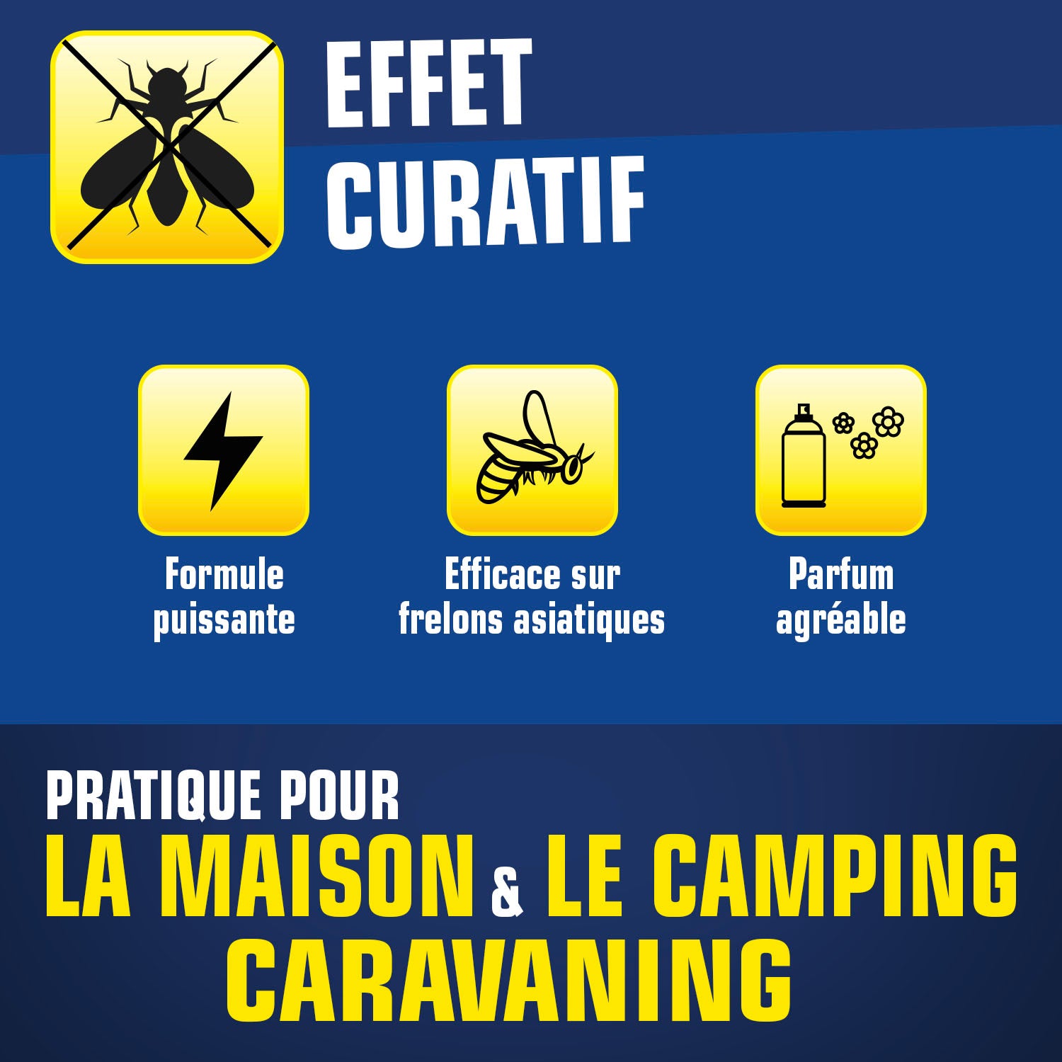 K.PRO - Aérosol contre guêpes et frelons 400ml